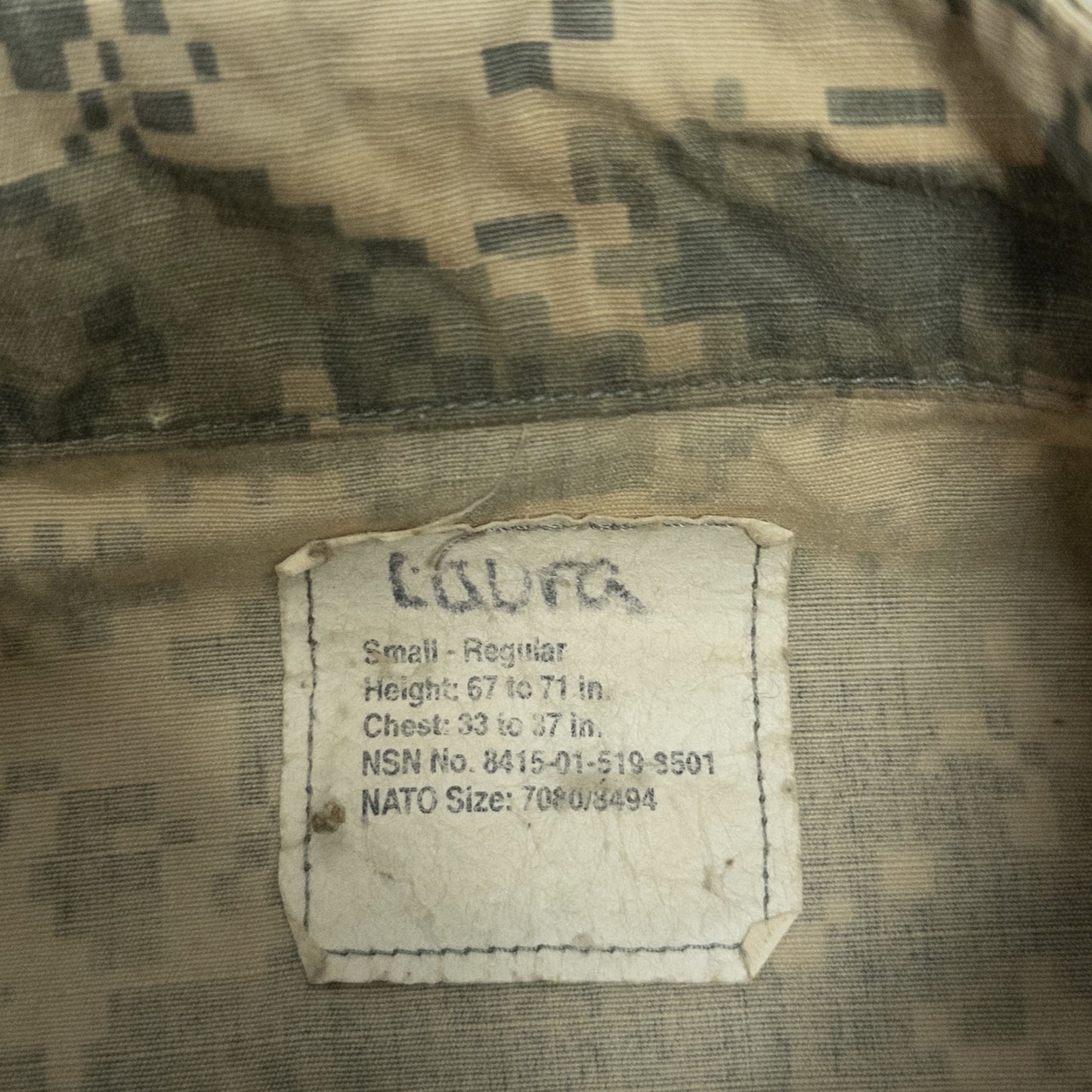 古着卸 現物まとめ売り BDU フィールドジャケット ミリタリー デジタルカモ 10枚セット(メンズM-L) アメリカ軍