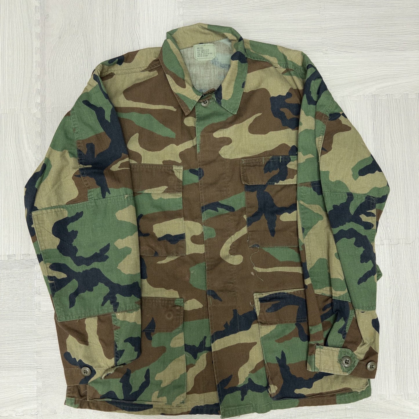 古着卸 現物まとめ売り 洗濯済み BDU フィールドジャケット ミリタリー 迷彩 カモ 10枚セット(S-XL) アメリカ軍