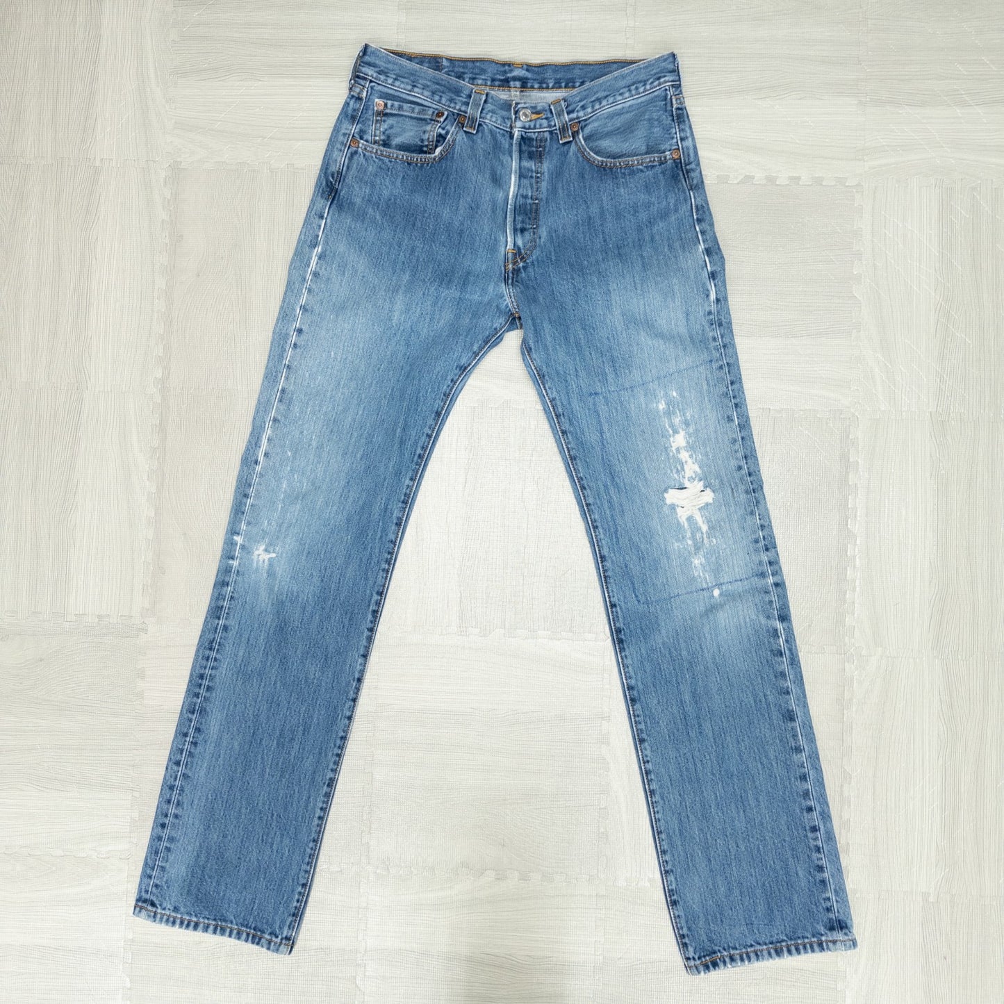 古着卸 現物まとめ売り 洗濯済み 00s Levi’s リーバイス ダメージジーンズ デニムパンツ 12本 セット(M-XL)
