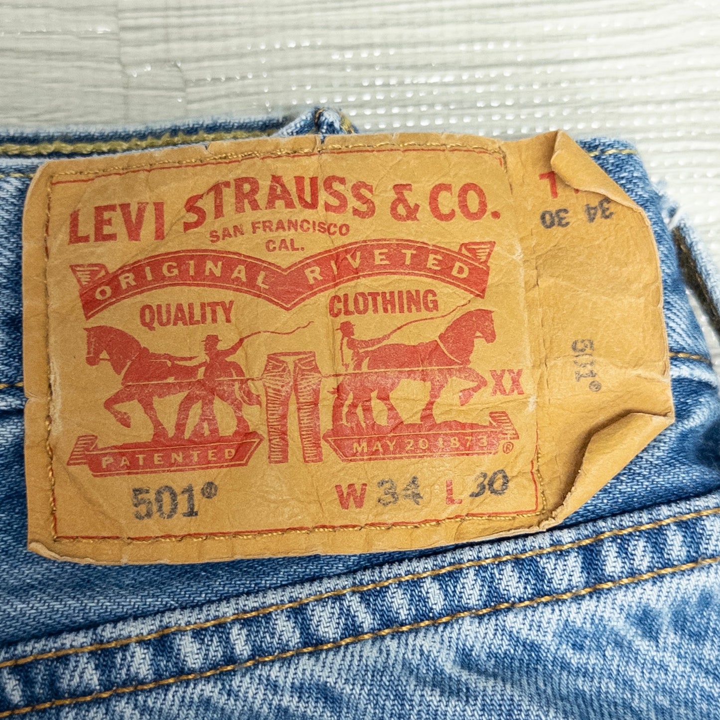 古着卸 現物まとめ売り 洗濯済み 00s Levi’s リーバイス ダメージジーンズ デニムパンツ 12本 セット(M-XL)
