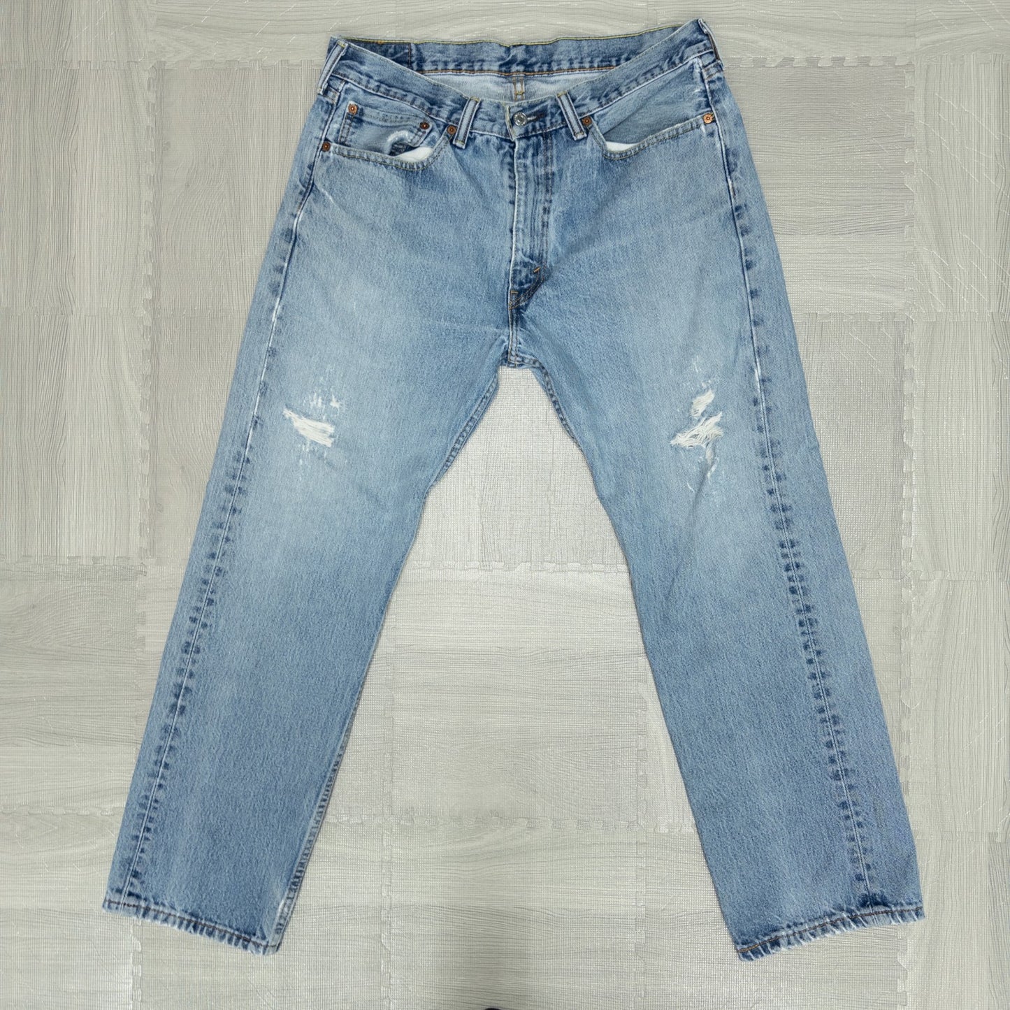 古着卸 現物まとめ売り 洗濯済み 00s Levi’s リーバイス ダメージジーンズ デニムパンツ 12本 セット(M-XL)