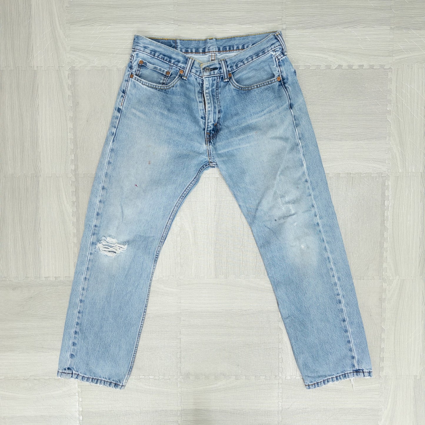 古着卸 現物まとめ売り 洗濯済み 00s Levi’s リーバイス ダメージジーンズ デニムパンツ 12本 セット(M-XL)