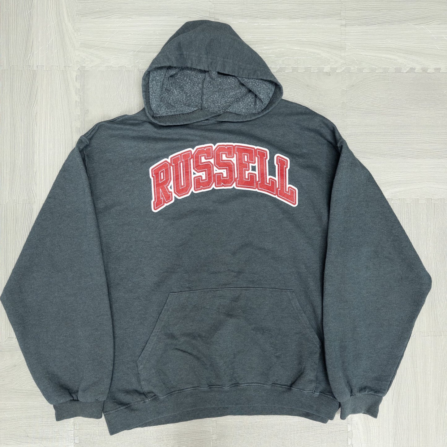 古着卸 現物まとめ売り 洗濯済み RUSSELL ラッセル プリントパーカー メンズ(S-L)