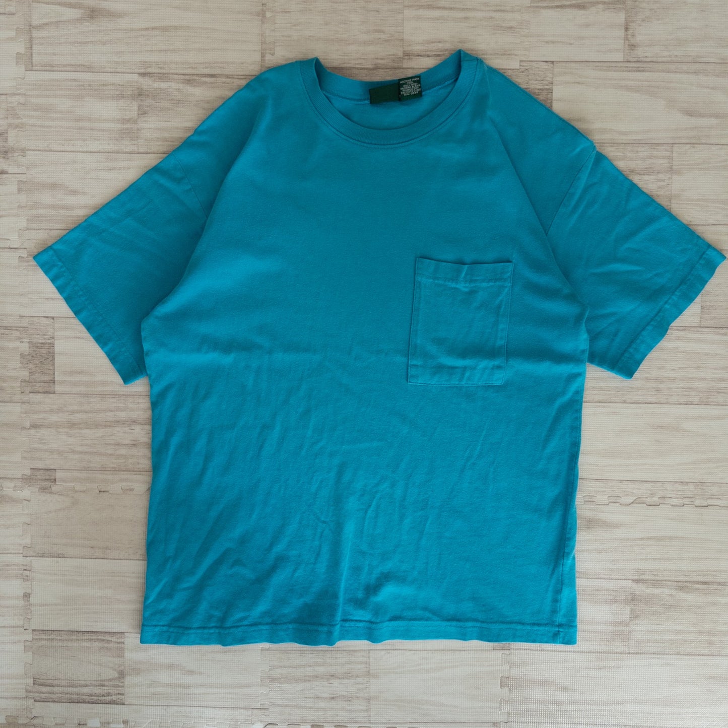古着卸 現物まとめ売り 洗濯済み 90s 無地 ポケット付き 半袖Tシャツ シングルステッチ 13枚セット (S-XL)