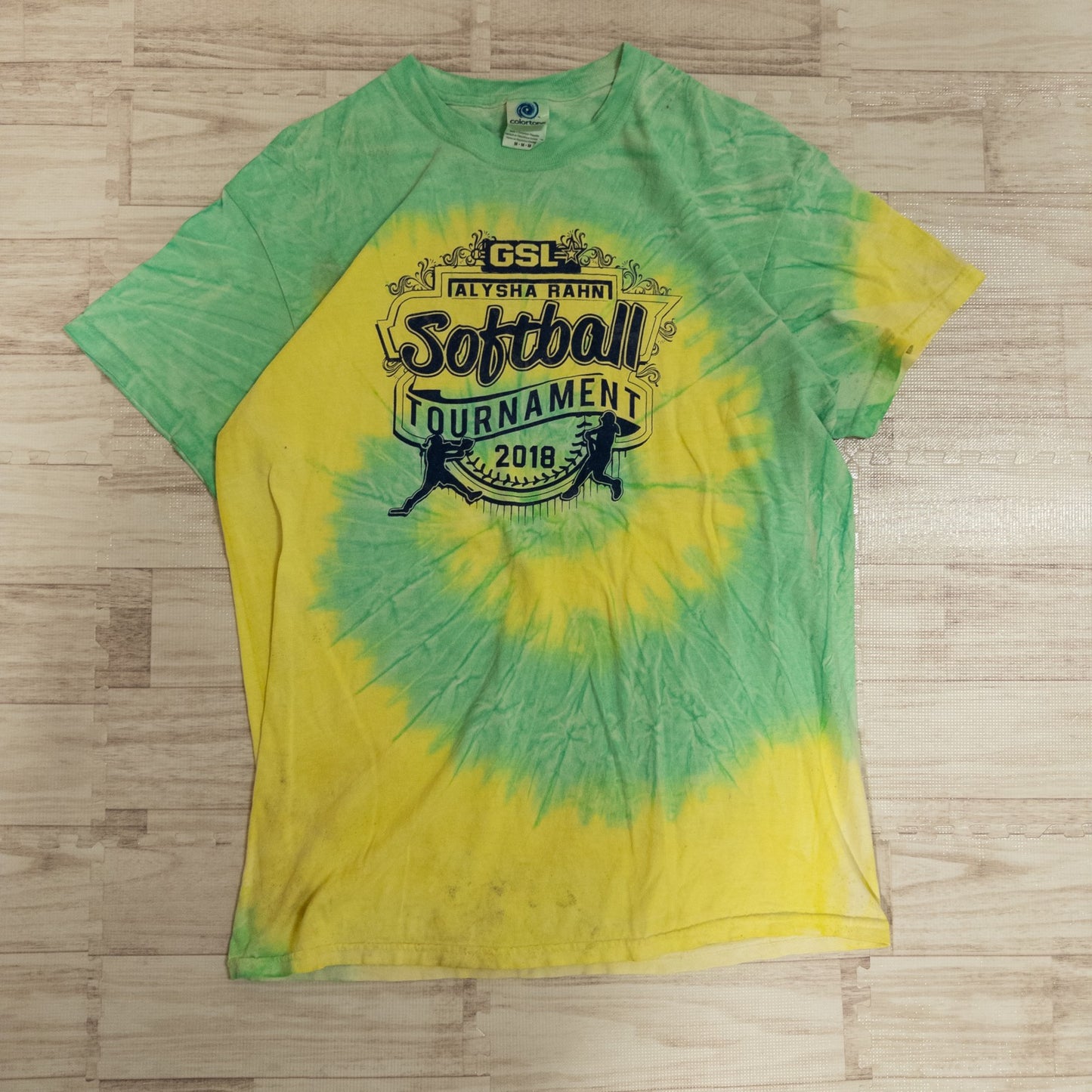 古着卸 現物まとめ売り 洗濯済み タイダイ 半袖Tシャツ 12枚セット(S-XXL)