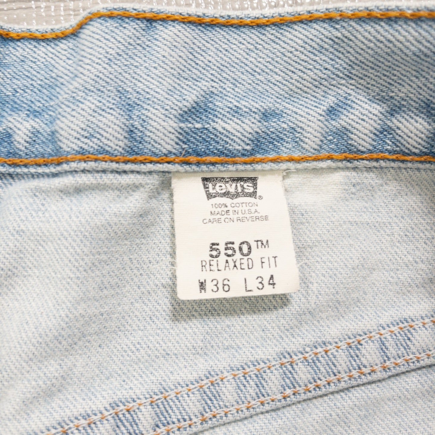 古着卸 現物まとめ売り 洗濯済み 90s リーバイス550 ダメージ デニムパンツ 5本セット (W36-W38)