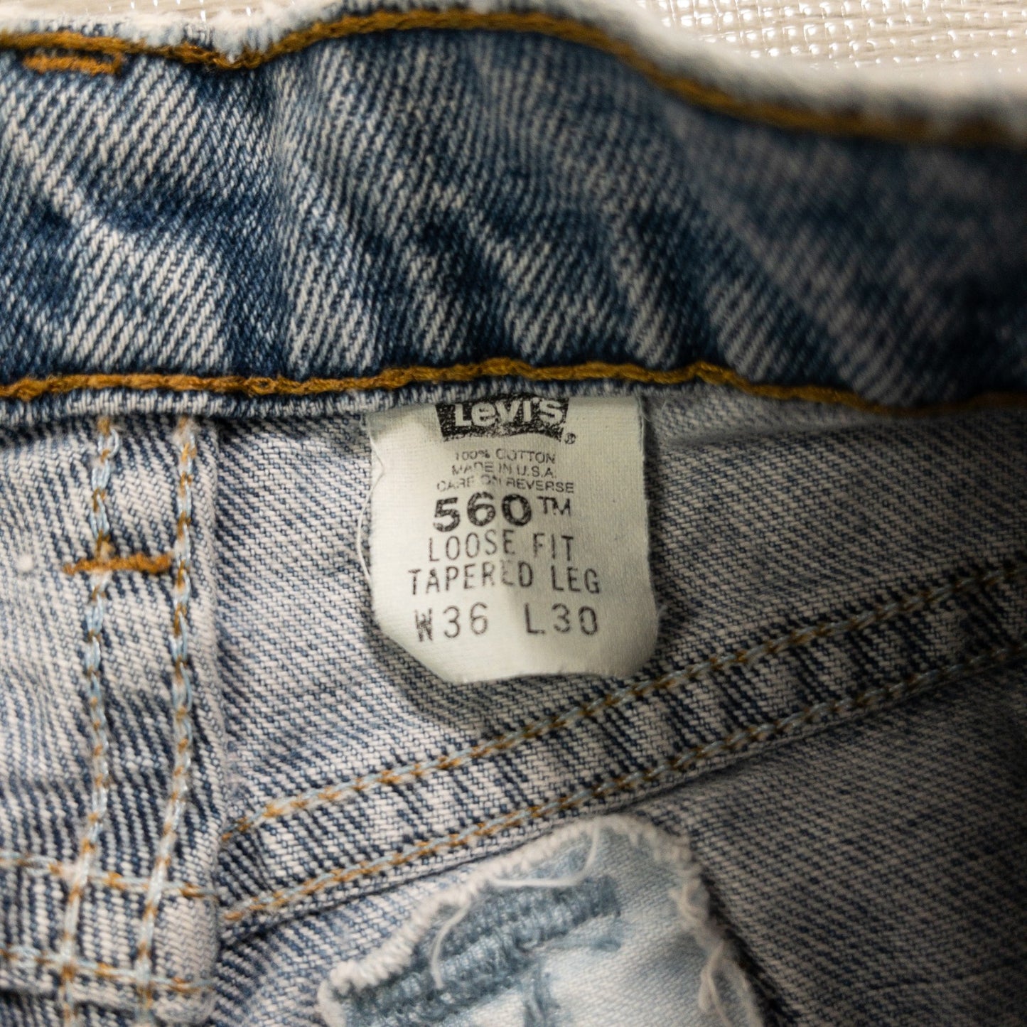 古着卸 現物まとめ売り 洗濯済み 90s リーバイス550 ダメージ デニムパンツ 5本セット (W36-W38)