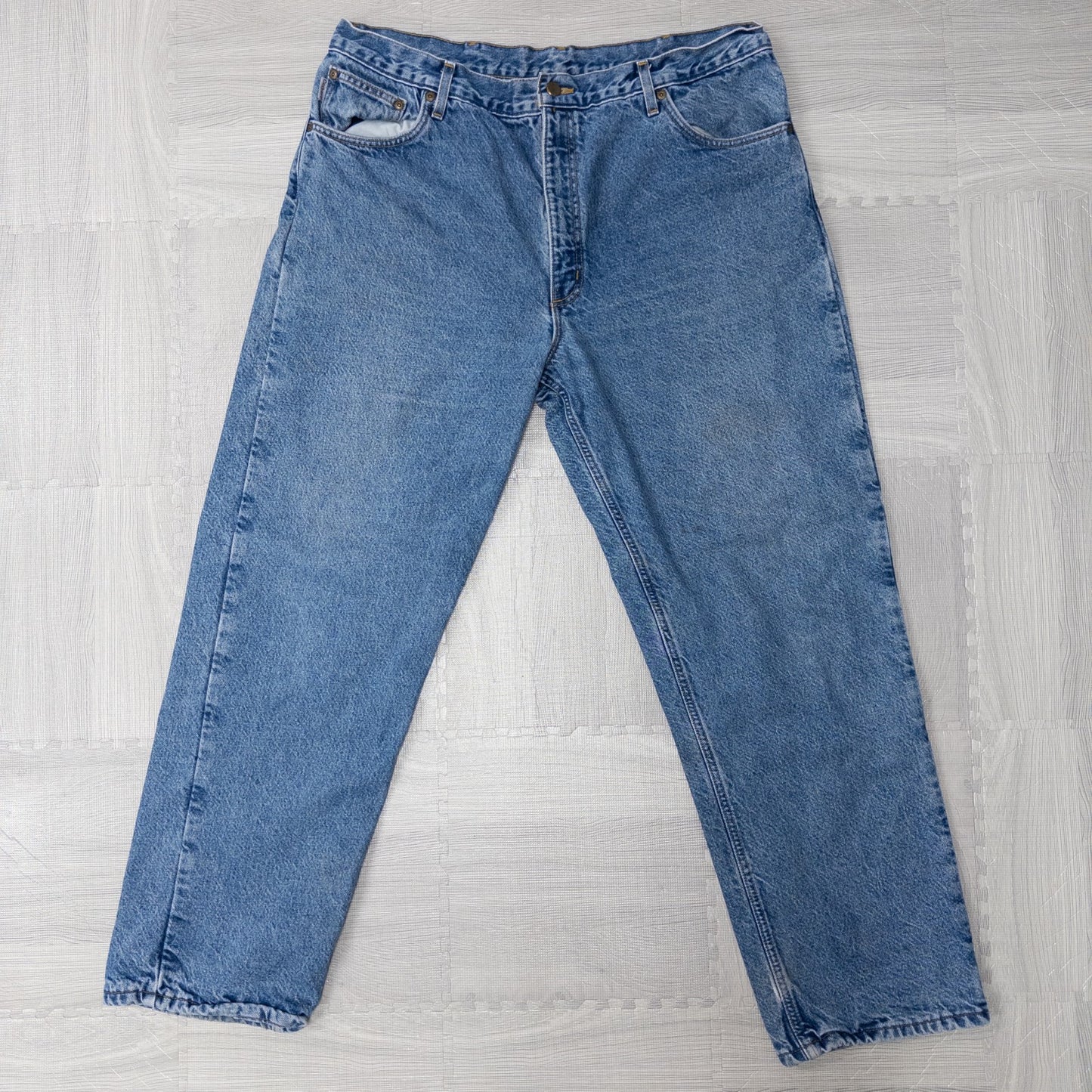 古着卸 現物まとめ売り 洗濯済み カーハート パンツミックス 12本セット (W32-W40)
