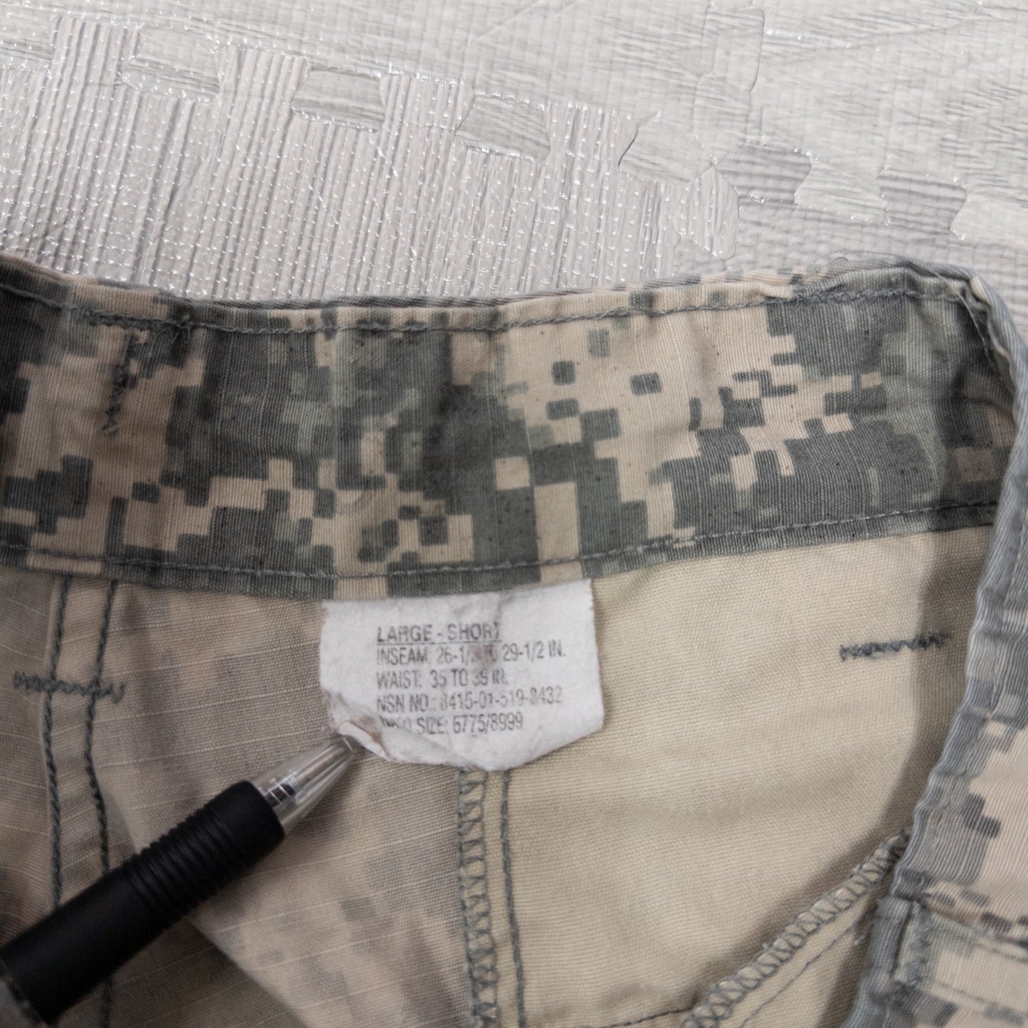 古着卸 現物まとめ売り 洗濯済み アメリカ軍 デジカモ デジタルカモ ミリタリー カーゴパンツ 8本セット (XS-L)