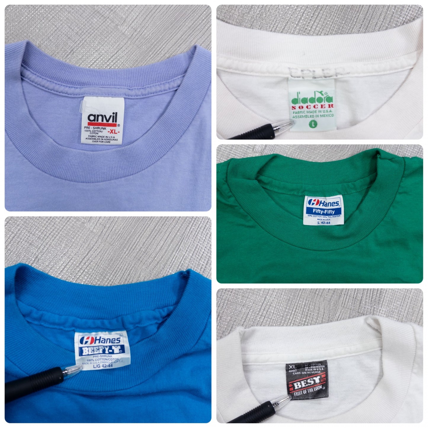 古着卸 現物まとめ売り 洗濯済み 90s シングルステッチ 半袖 カラーTシャツ 20枚セット(M-XL)