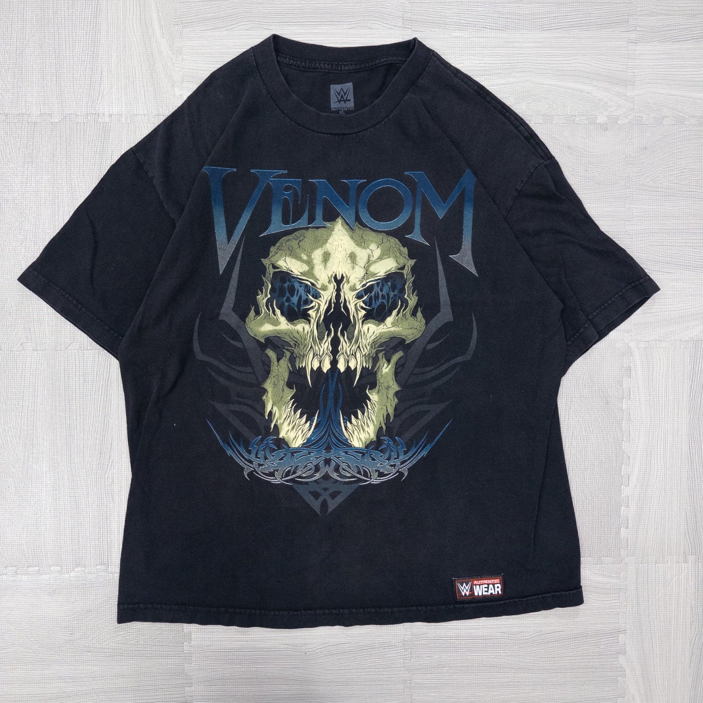 古着卸 現物まとめ売り 洗濯済み ドクロ スカルプリント 半袖Tシャツ 12枚セット (S-XXL)
