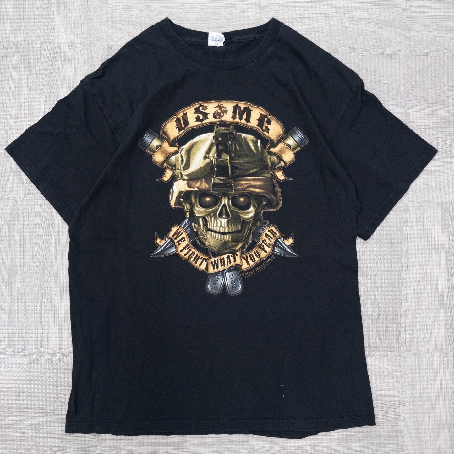 古着卸 現物まとめ売り 洗濯済み ドクロ スカルプリント 半袖Tシャツ 12枚セット (S-XXL)