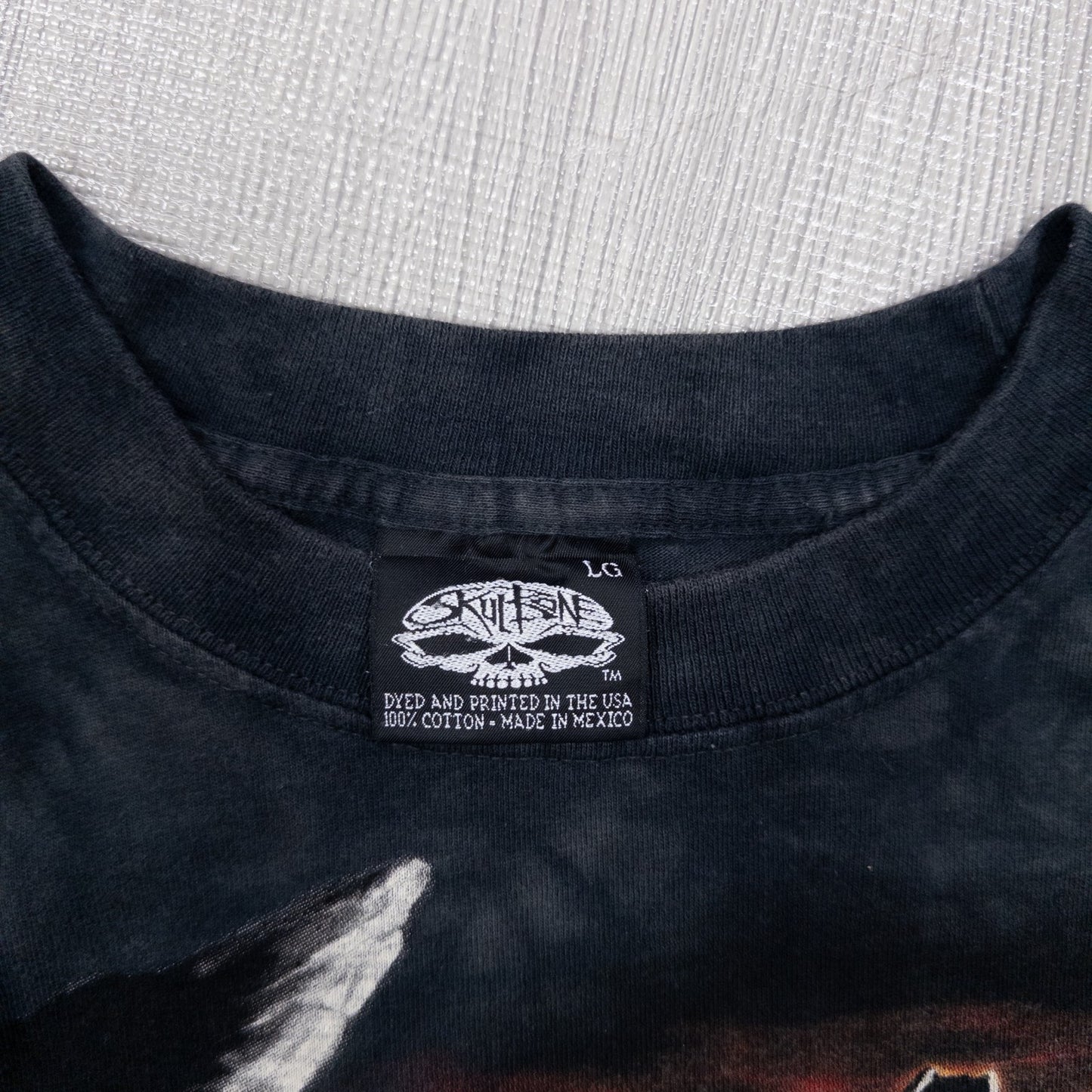 古着卸 現物まとめ売り 洗濯済み ドクロ スカルプリント 半袖Tシャツ 12枚セット (S-XXL)