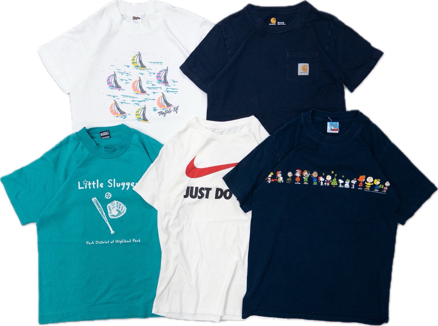古着卸 現物まとめ売り 洗濯済み USキッズ 半袖Tシャツ 20枚セット (S-XL)