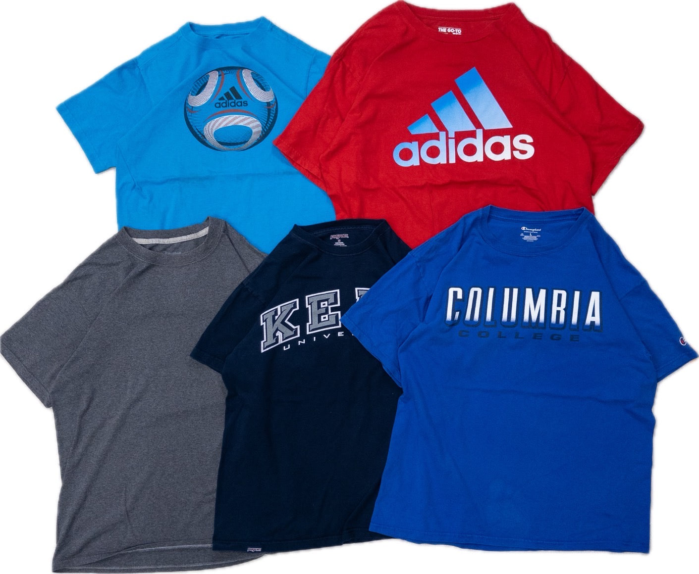 古着卸 現物まとめ売り 洗濯済み スポーツブランドミックス 半袖Tシャツ 20枚セット (S-XXL)ナイキ、チャンピオン等