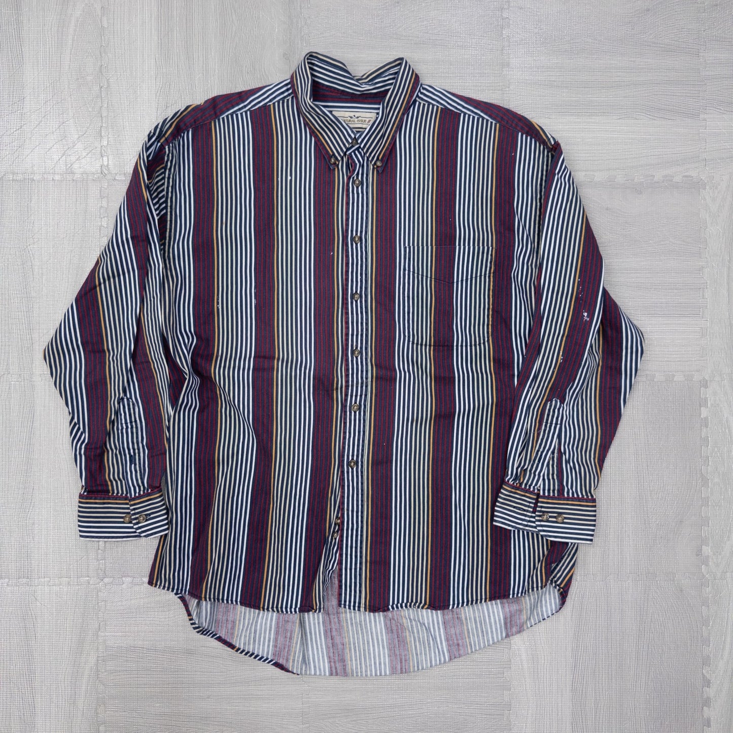 古着卸 現物まとめ売り 洗濯済み ブランドミックス ストライプシャツ 11枚セット (M-XXXL)アイゾッド、ラングラー等