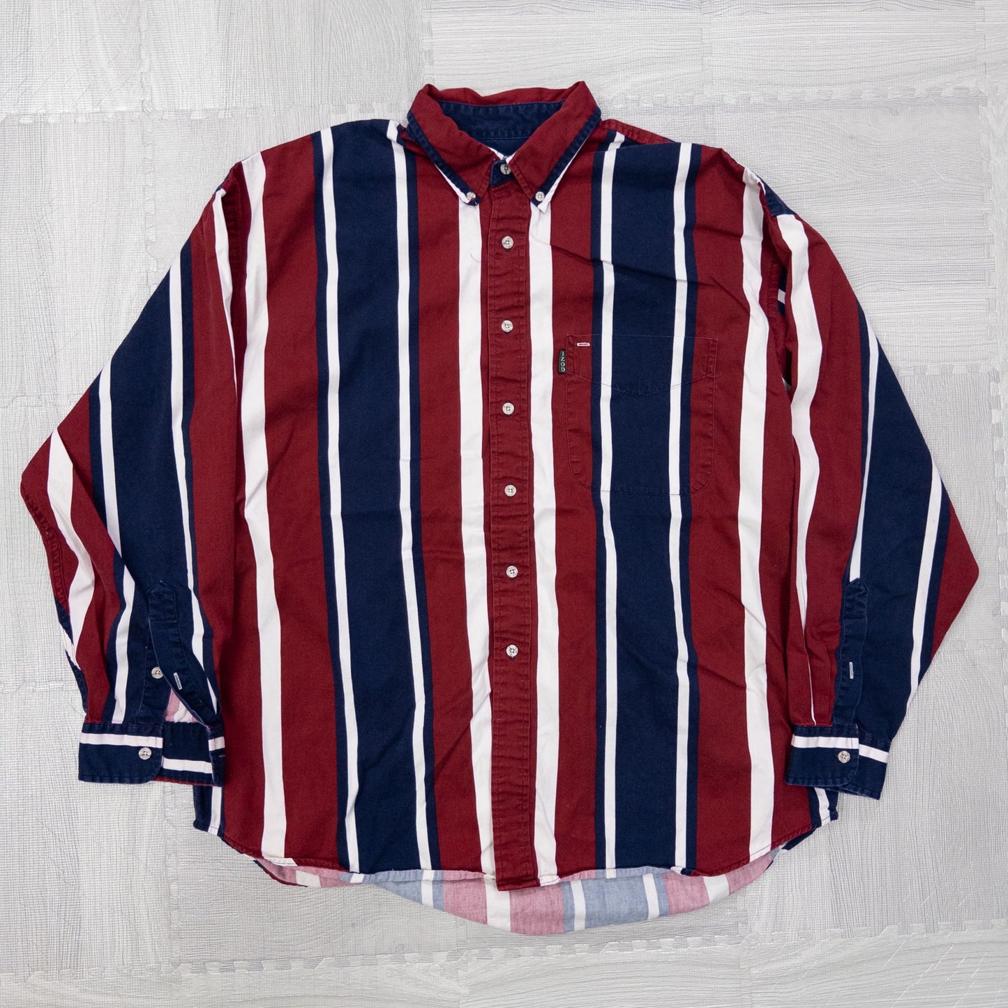 古着卸 現物まとめ売り 洗濯済み ブランドミックス ストライプシャツ 11枚セット (M-XXXL)アイゾッド、ラングラー等