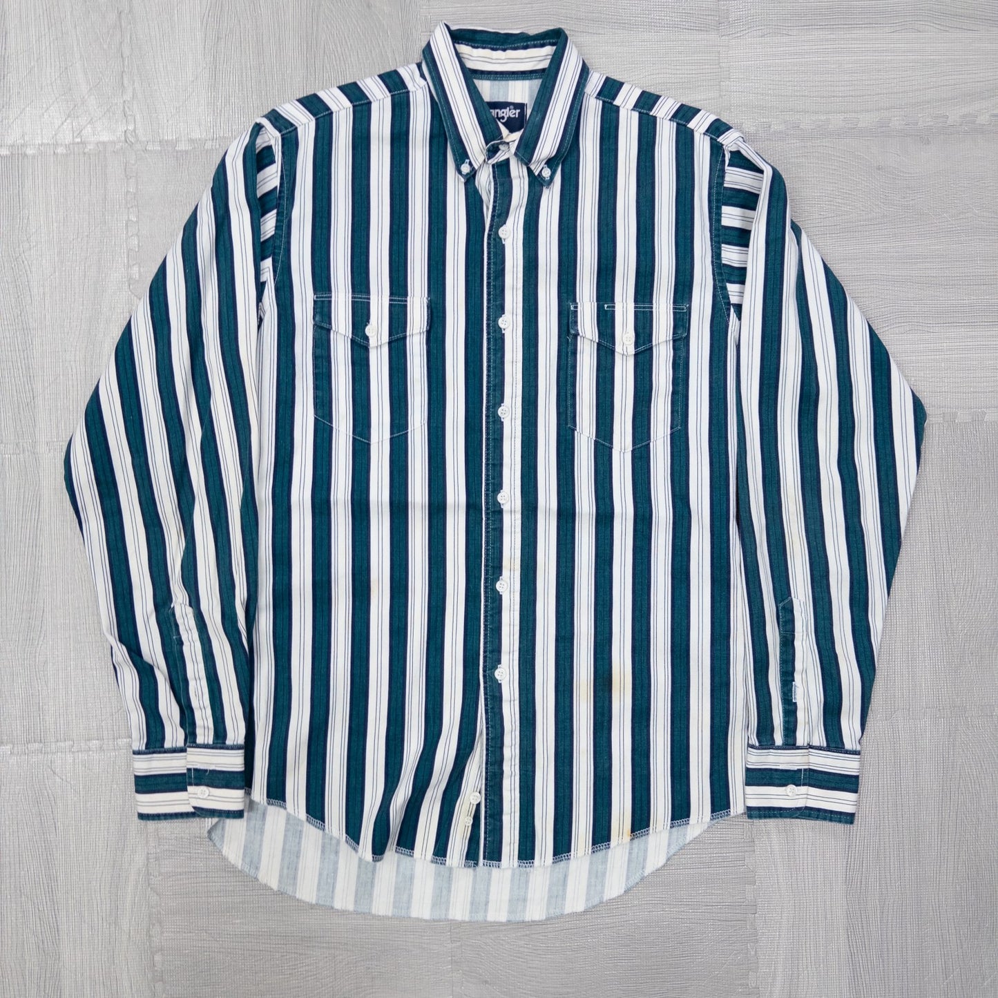 古着卸 現物まとめ売り 洗濯済み ブランドミックス ストライプシャツ 11枚セット (M-XXXL)アイゾッド、ラングラー等