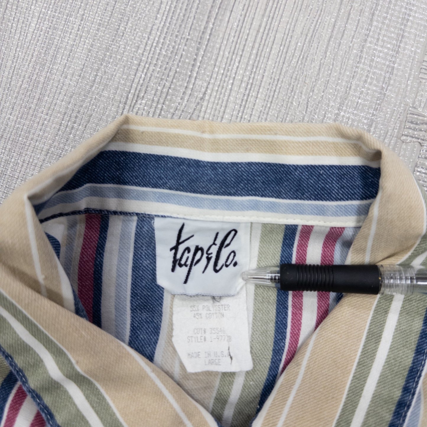 古着卸 現物まとめ売り 洗濯済み ブランドミックス ストライプシャツ 11枚セット (M-XXXL)アイゾッド、ラングラー等
