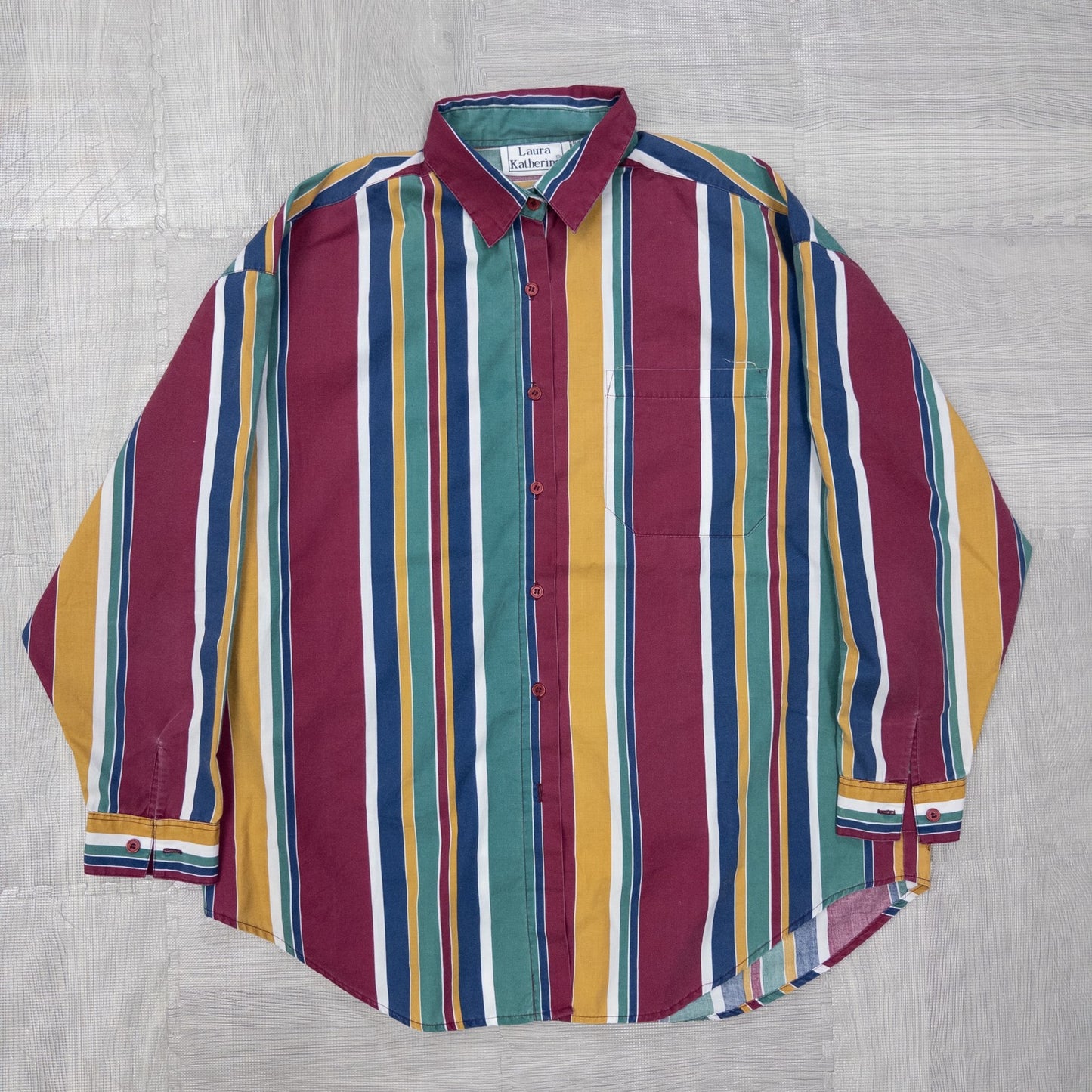 古着卸 現物まとめ売り 洗濯済み ブランドミックス ストライプシャツ 11枚セット (M-XXXL)アイゾッド、ラングラー等