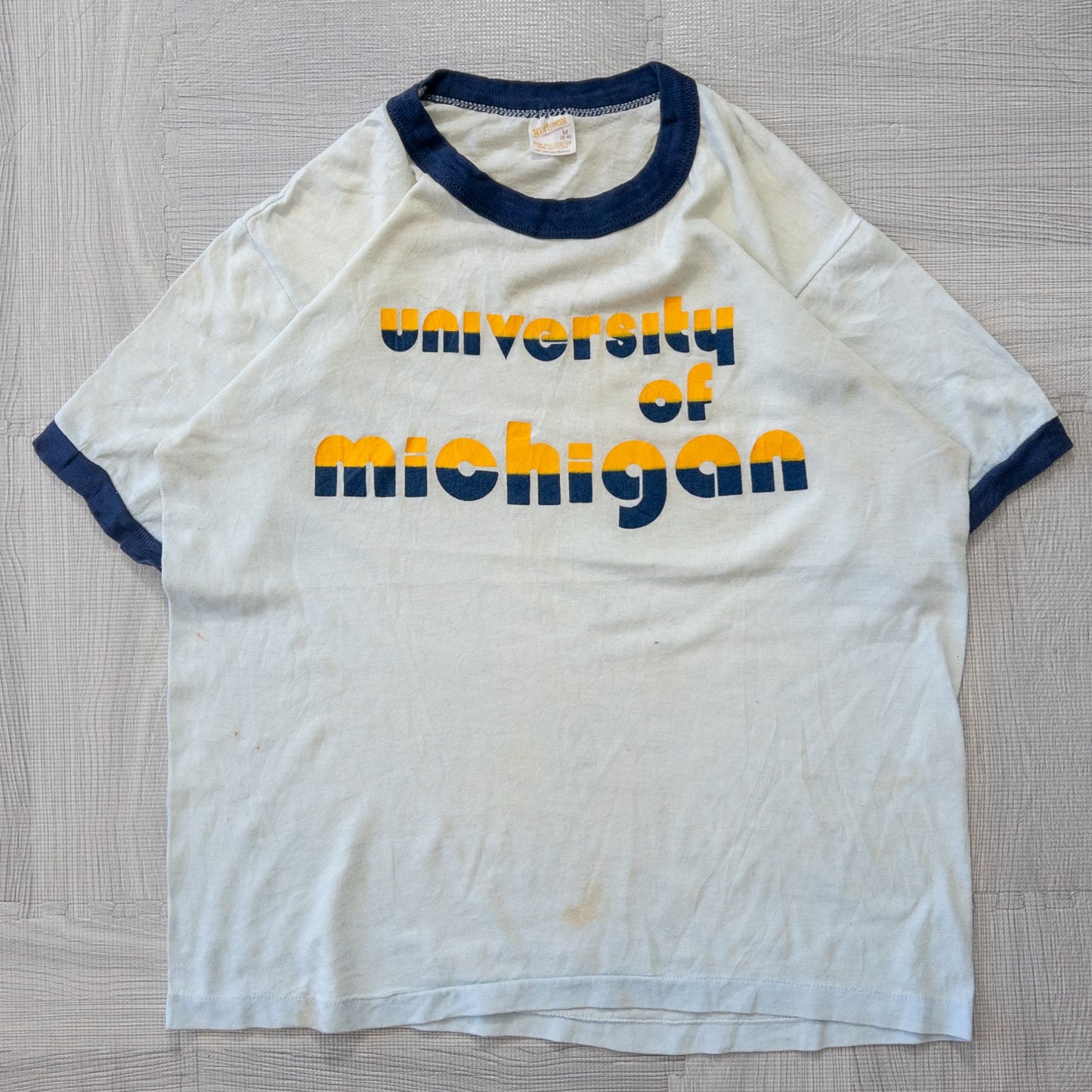 古着卸 現物まとめ売り 洗濯済み ビンテージ リンガーTシャツ 14枚セット (S-XL)