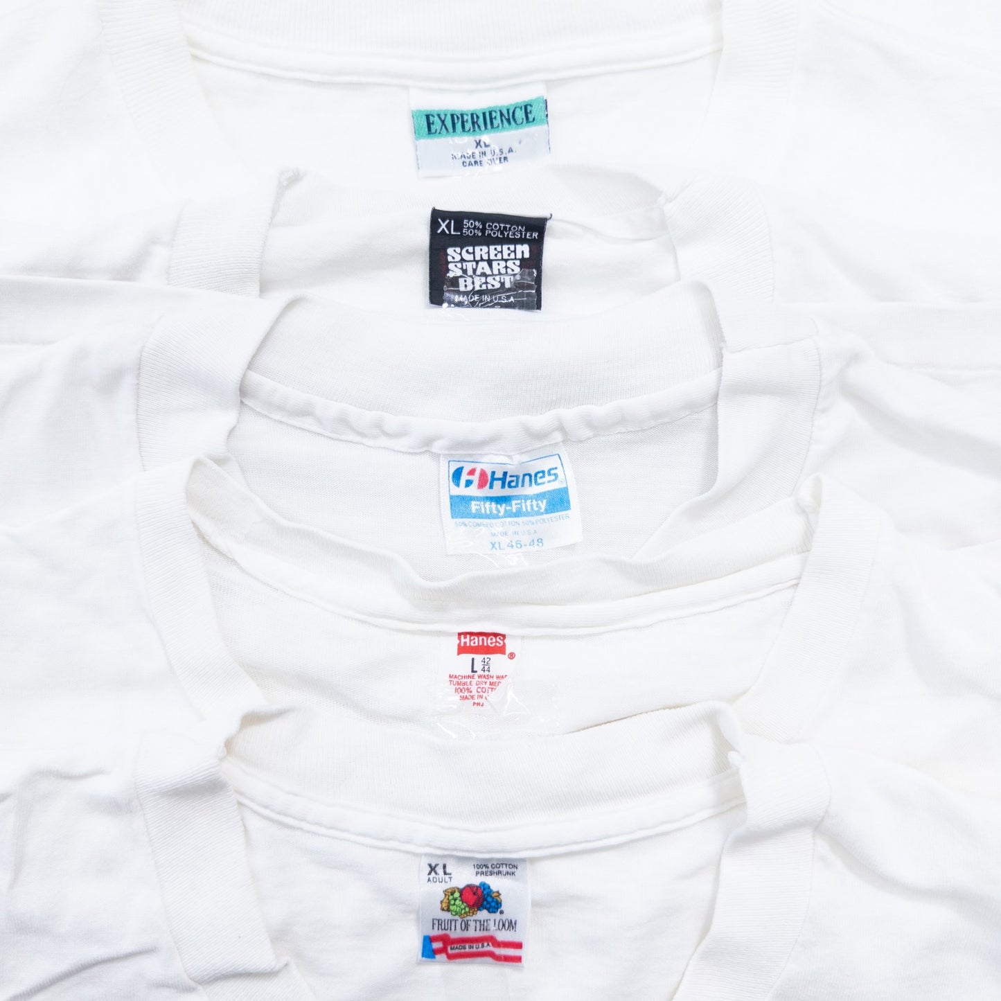 古着卸 現物まとめ売り 洗濯済み 90s シミあり白,グレーTシャツ 20枚セット(L-XXL)