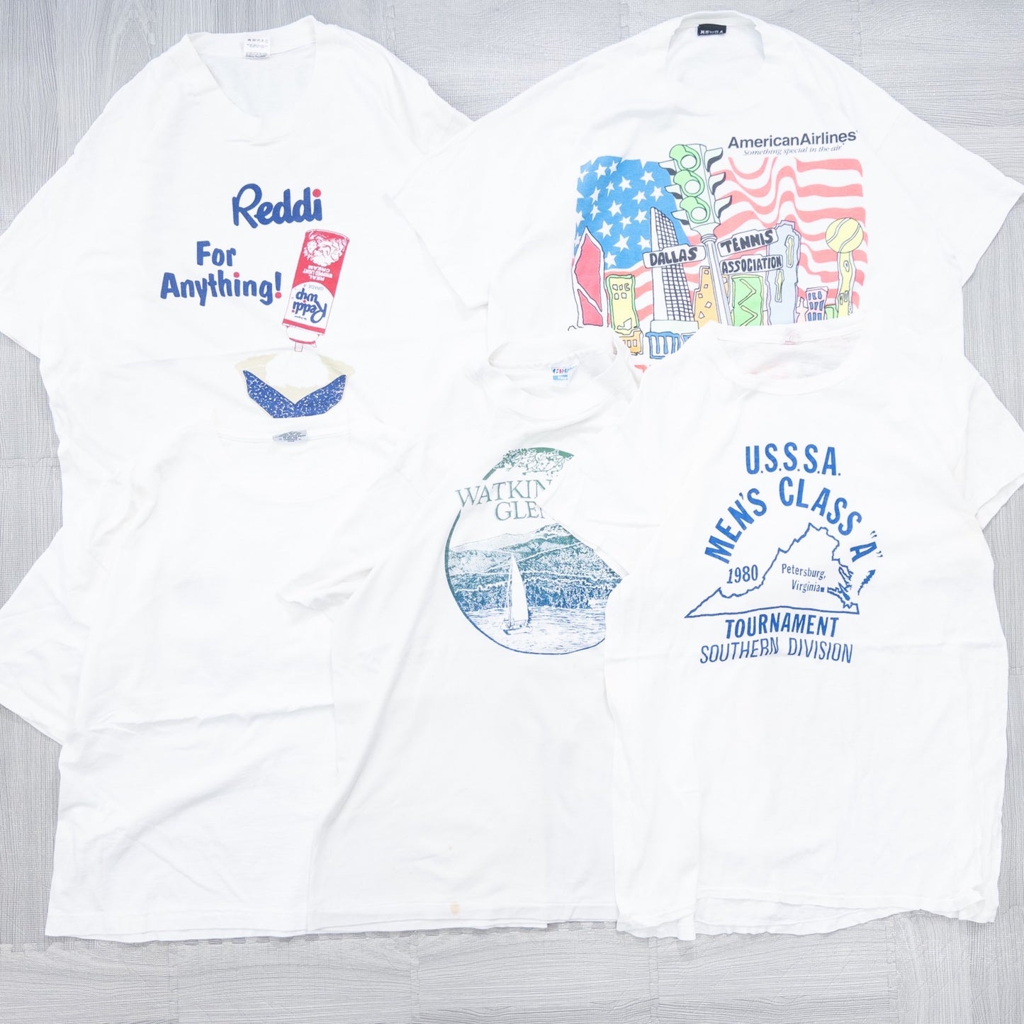 古着卸 現物まとめ売り 洗濯済み 90s シミあり白,グレーTシャツ 20枚セット(L-XXL)