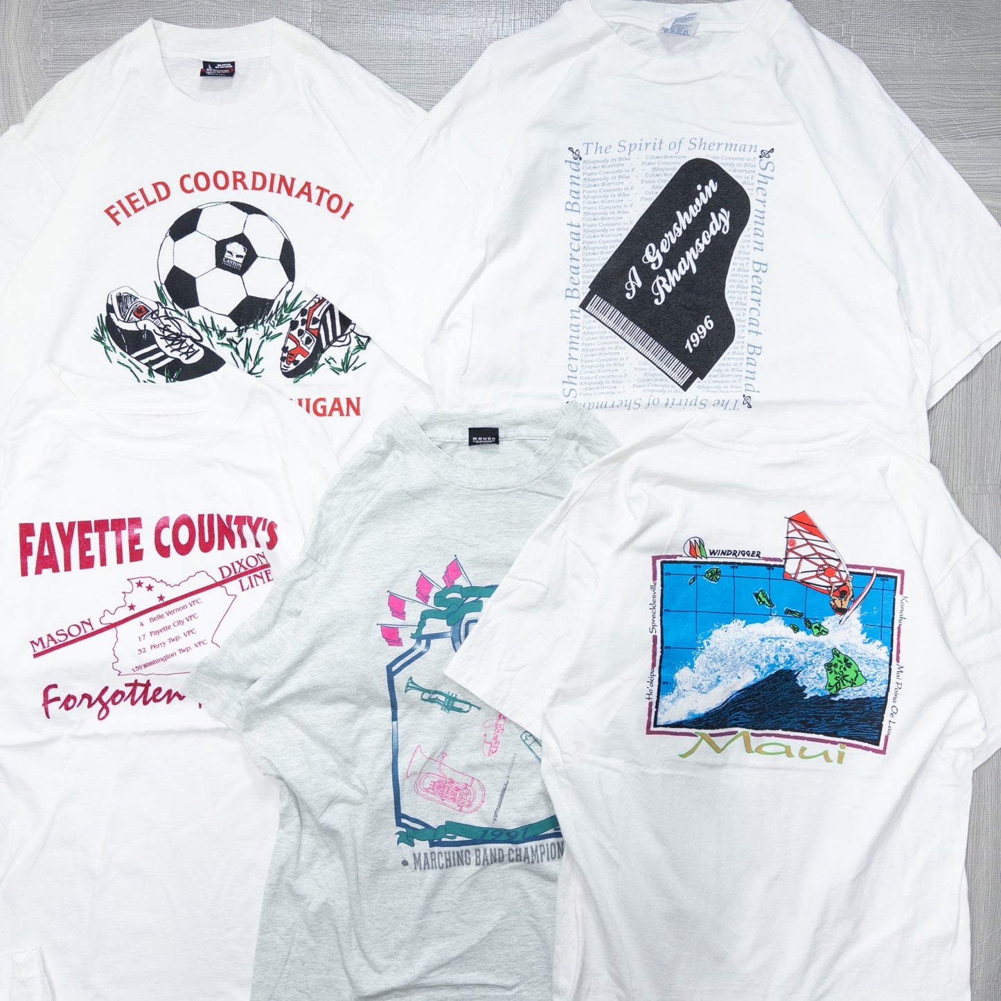 古着卸 現物まとめ売り 洗濯済み 90s 白、グレーTシャツ 20枚セット(M-XL)