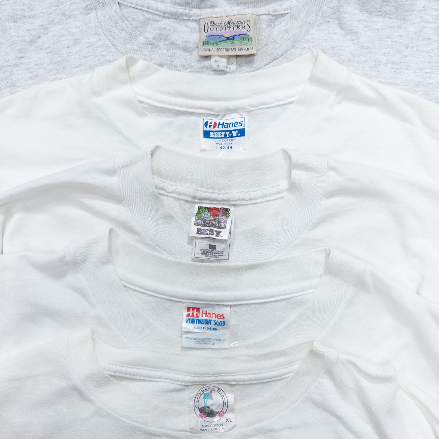 古着卸 現物まとめ売り 洗濯済み 90s 白、グレーTシャツ 20枚セット(M-XL)