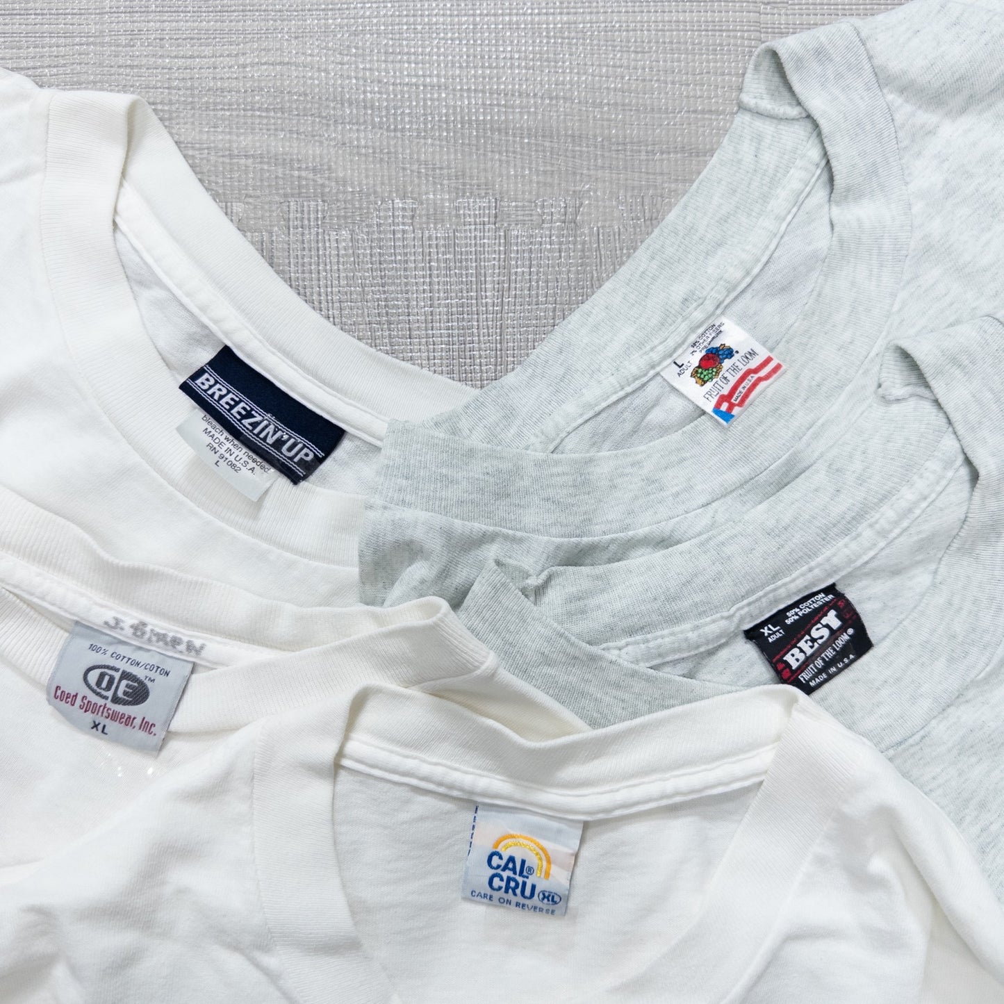 古着卸 現物まとめ売り 洗濯済み 90s 白、グレーTシャツ 20枚セット(M-XXL)