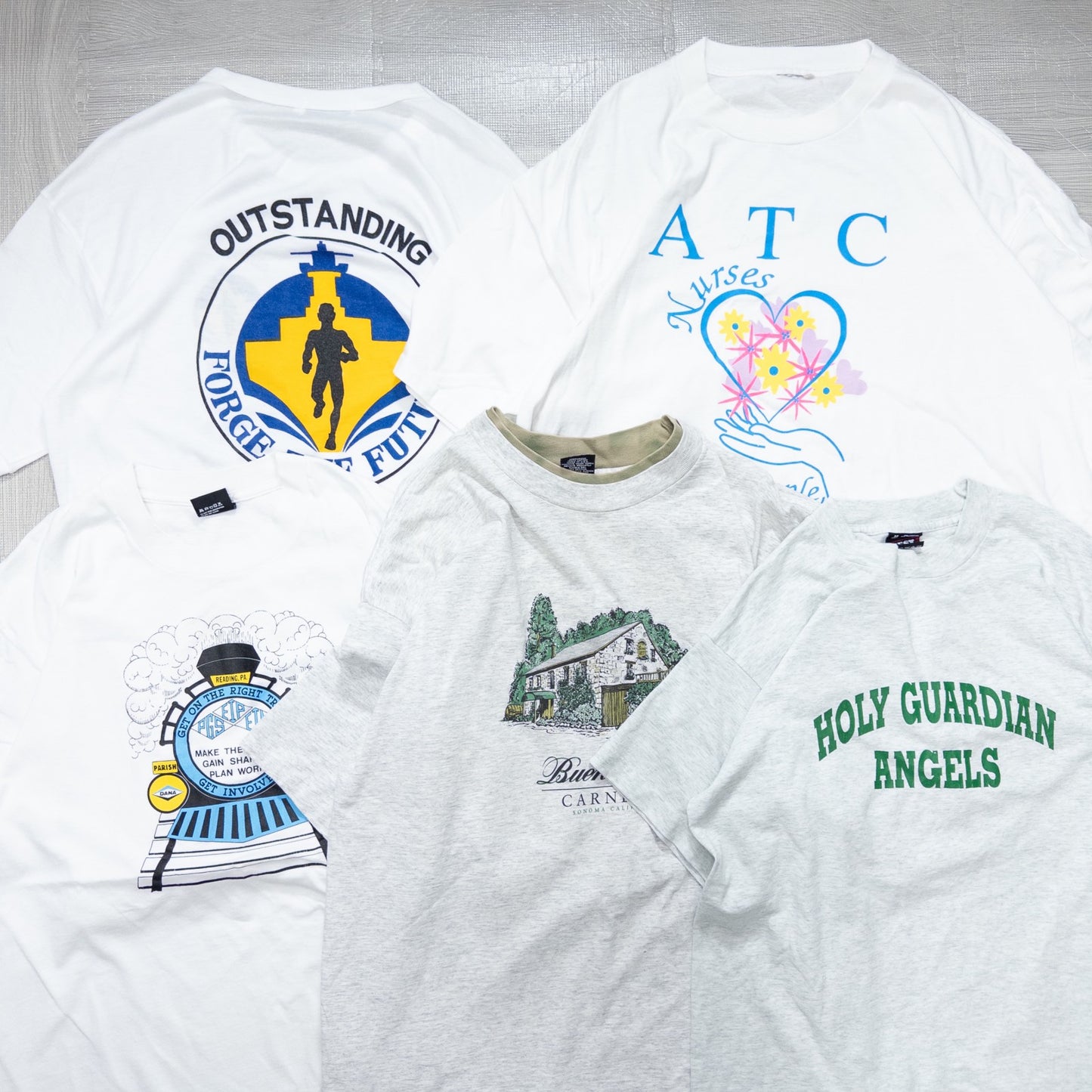 古着卸 現物まとめ売り 洗濯済み 90s 白、グレーTシャツ 20枚セット(M-XXL)