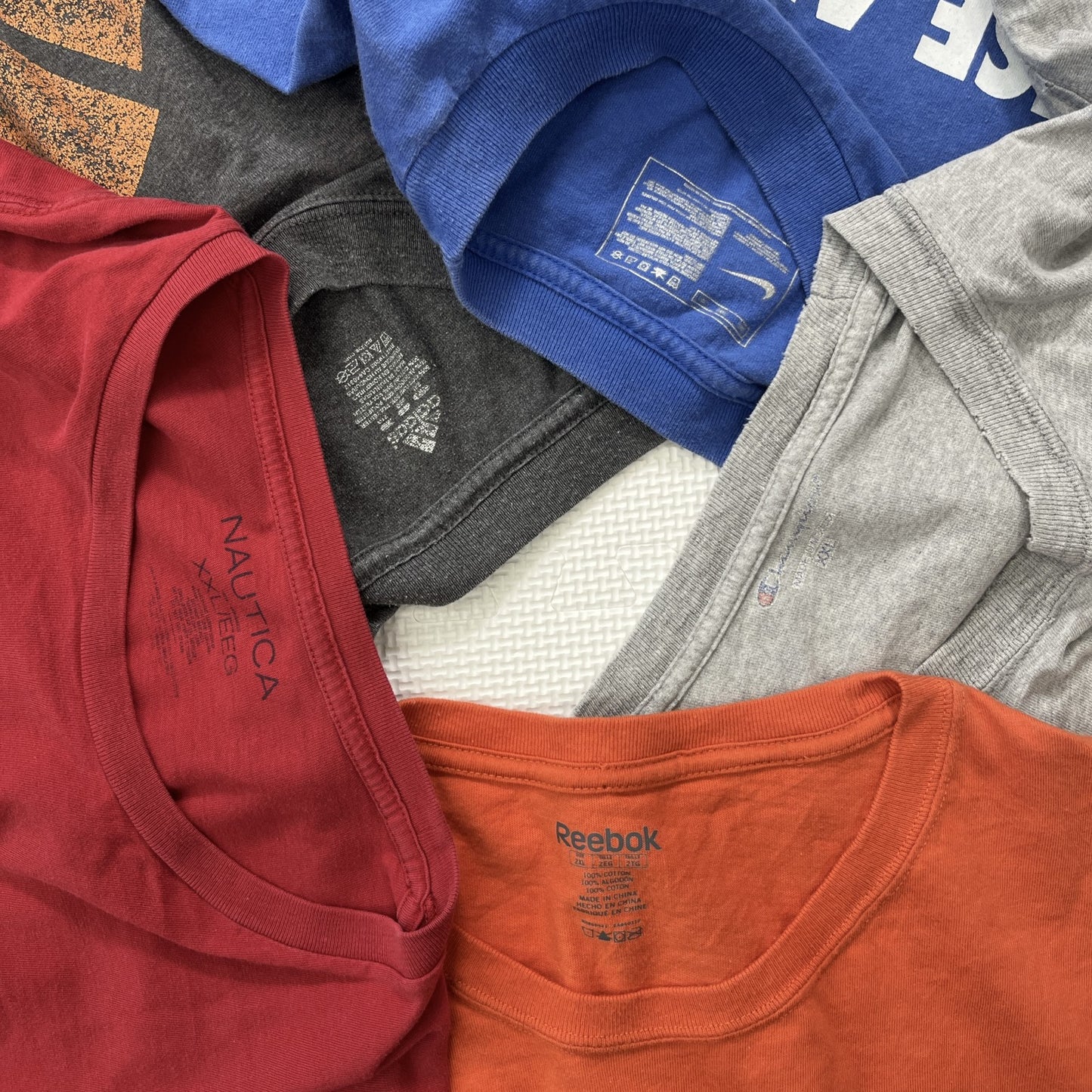 古着卸 現物まとめ売り 洗濯済み スポーツブランドミックス 半袖Tシャツ 20枚セット(S-XXL)ナイキ、チャンピオン等