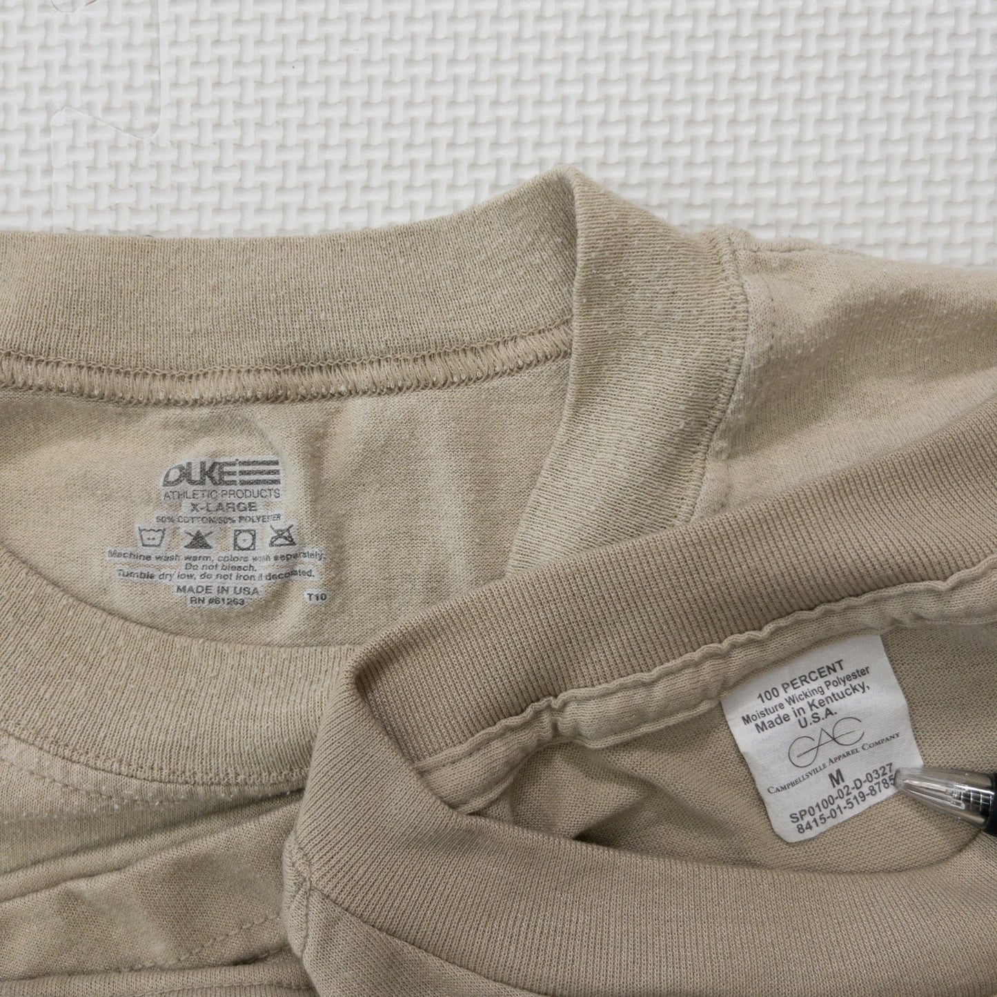古着卸 現物まとめ売り 洗濯済み 米軍トレーニングTシャツ 9枚セット(S-XL)