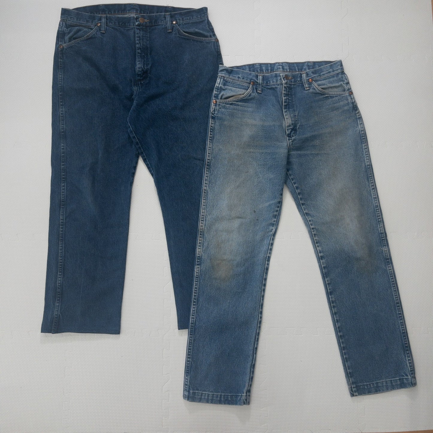 古着卸 現物まとめ売り 洗濯済み ラングラー デニムパンツ 8本セット(W32-W40)