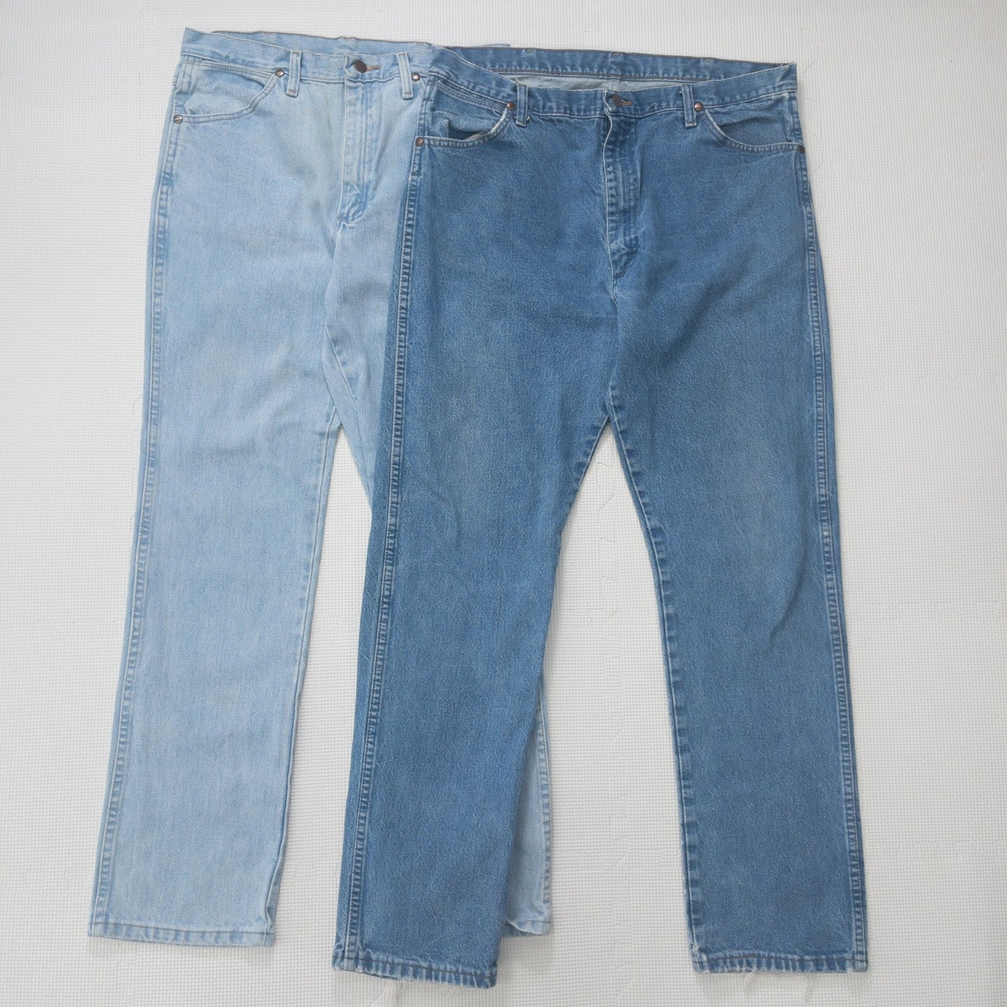 古着卸 現物まとめ売り 洗濯済み ラングラー デニムパンツ 8本セット(W32-W40)