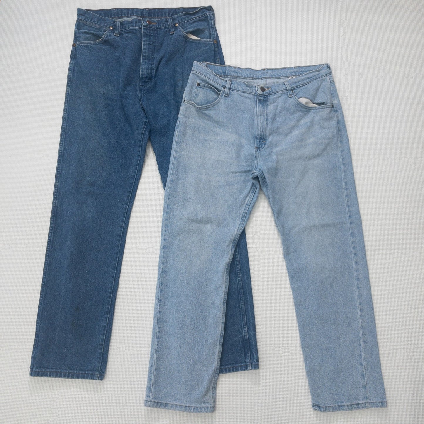 古着卸 現物まとめ売り 洗濯済み ラングラー デニムパンツ 8本セット(W32-W40)
