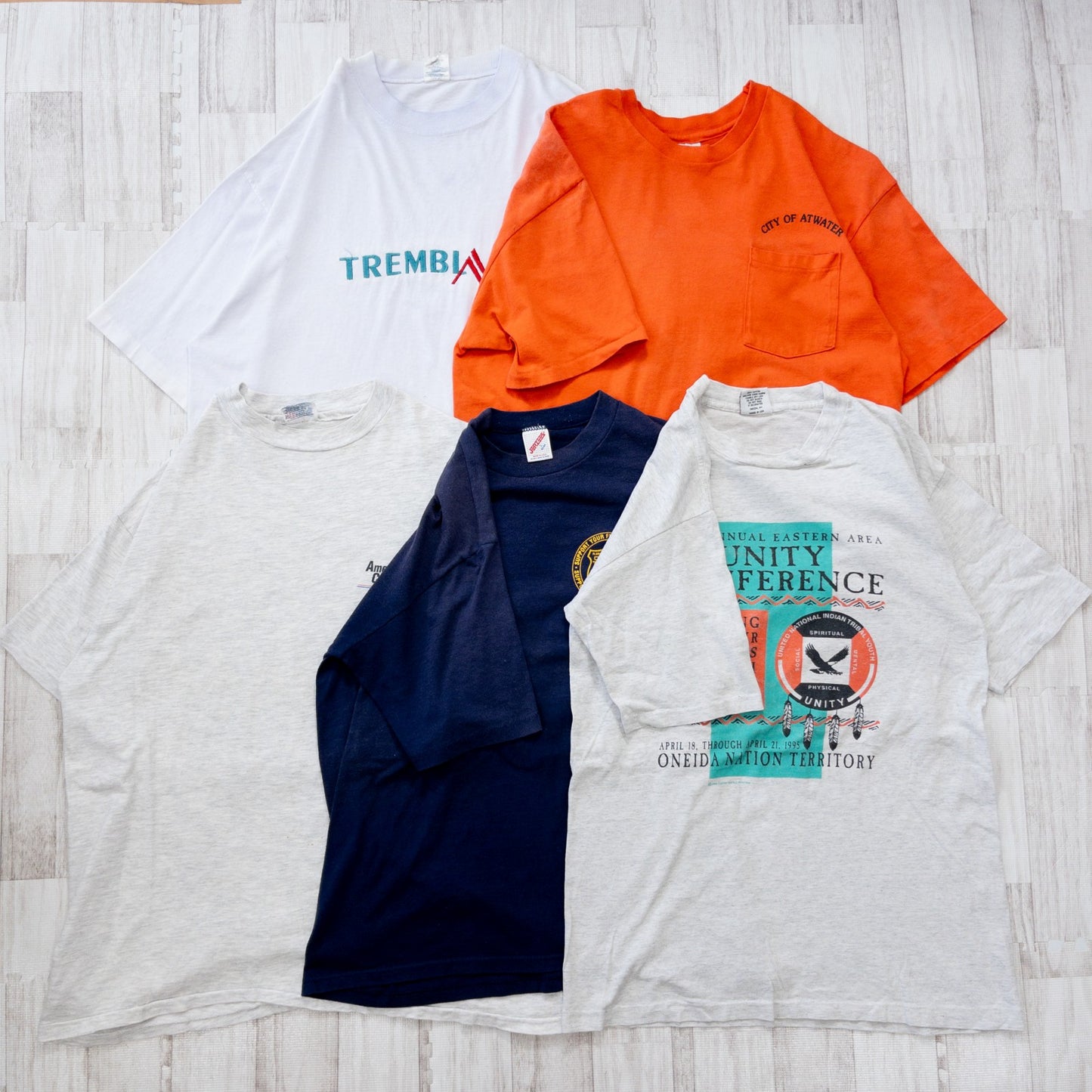 古着卸 現物まとめ売り 洗濯済 90s 半袖 カラーTシャツ 20枚セット(M-XXL)