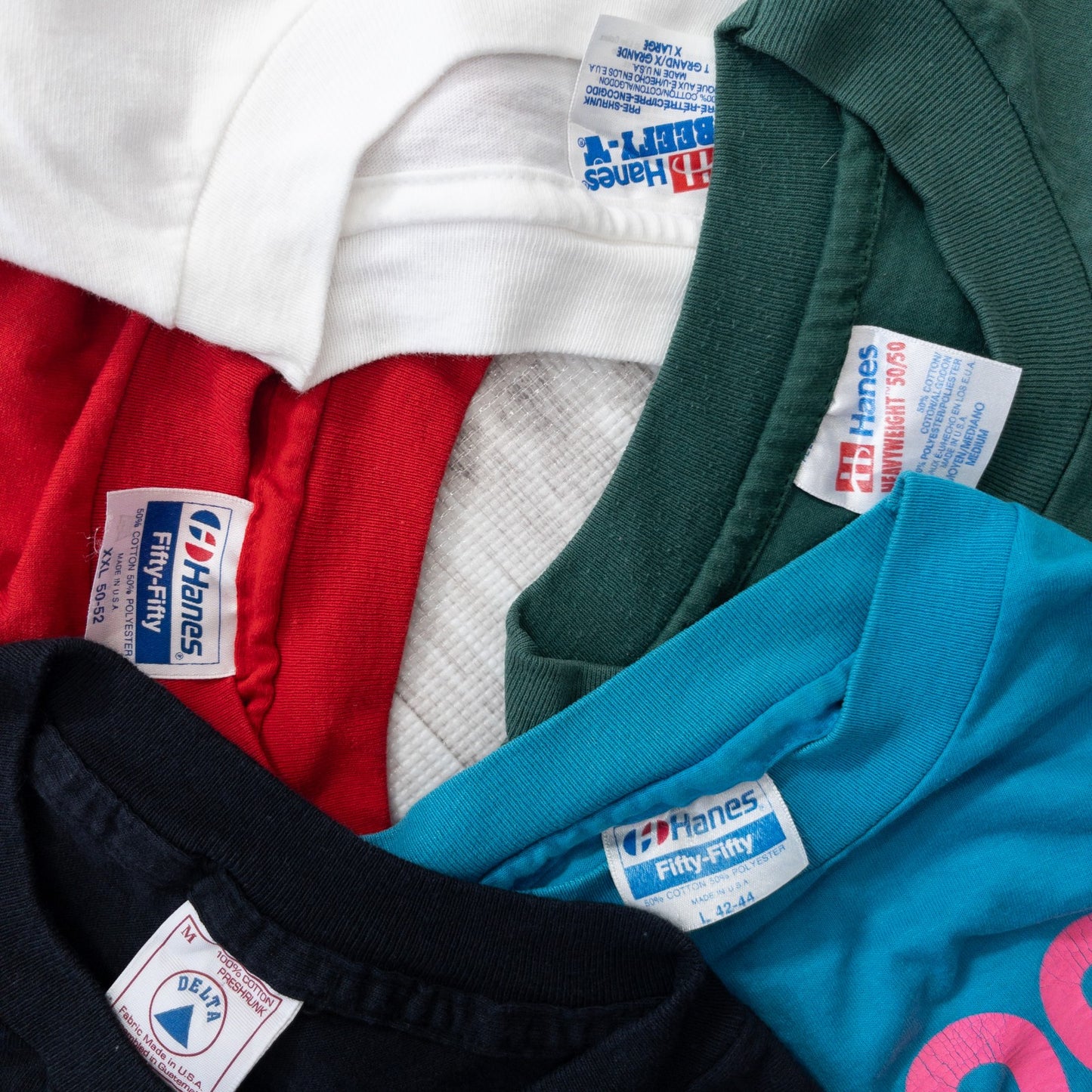 古着卸 現物まとめ売り 洗濯済 90s 半袖 カラーTシャツ 20枚セット(M-XXL)