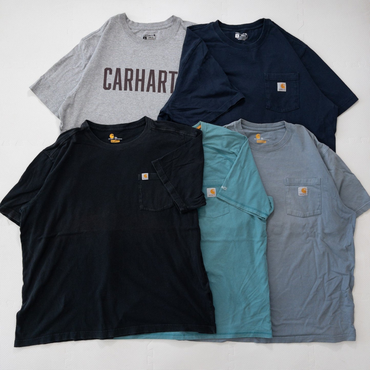 古着卸 現物まとめ売り 洗濯済 カーハートビックサイズ半袖TシャツL以上 20枚セット(L-XXXL)