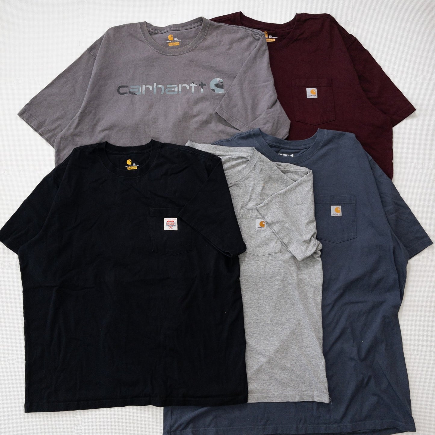 古着卸 現物まとめ売り 洗濯済 カーハートビックサイズ半袖TシャツL以上 20枚セット(L-XXXL)