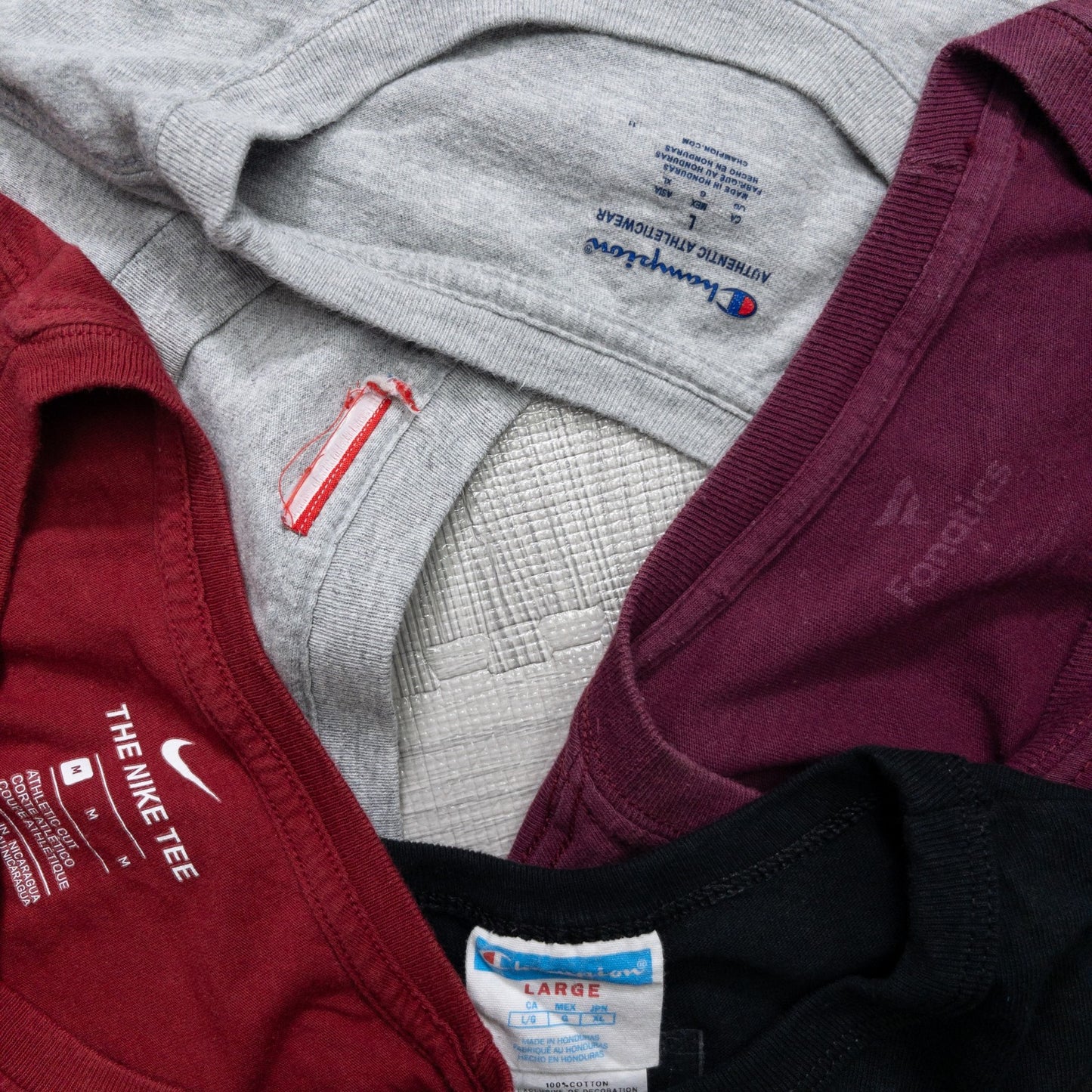 古着卸 現物まとめ売り 洗濯済 スポーツブランドミックス ロンT 長袖Tシャツ 20枚セット(S-XXL)ナイキ、チャンピオン等