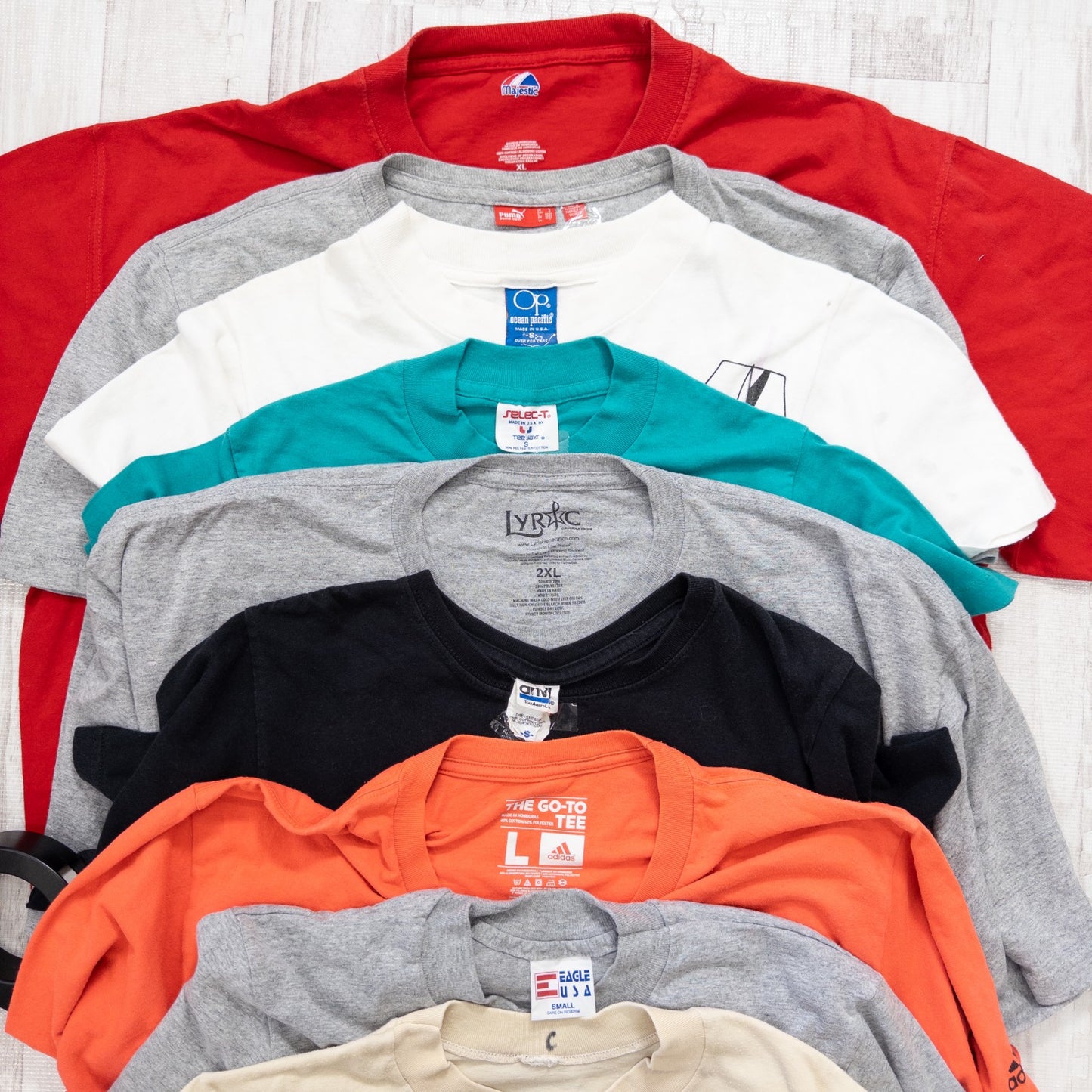 古着卸 現物まとめ売り 洗濯済み 特価 USA半袖Tシャツ 36枚セット(S-XXL)