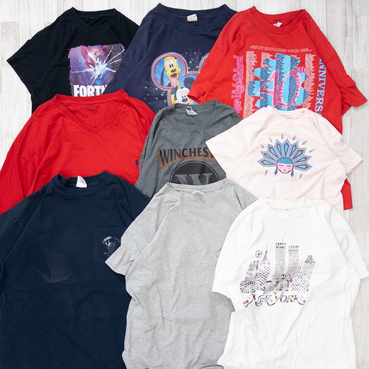 古着卸 現物まとめ売り 洗濯済み 特価 USA 半袖Tシャツ 36枚セット(S-XXXXL)