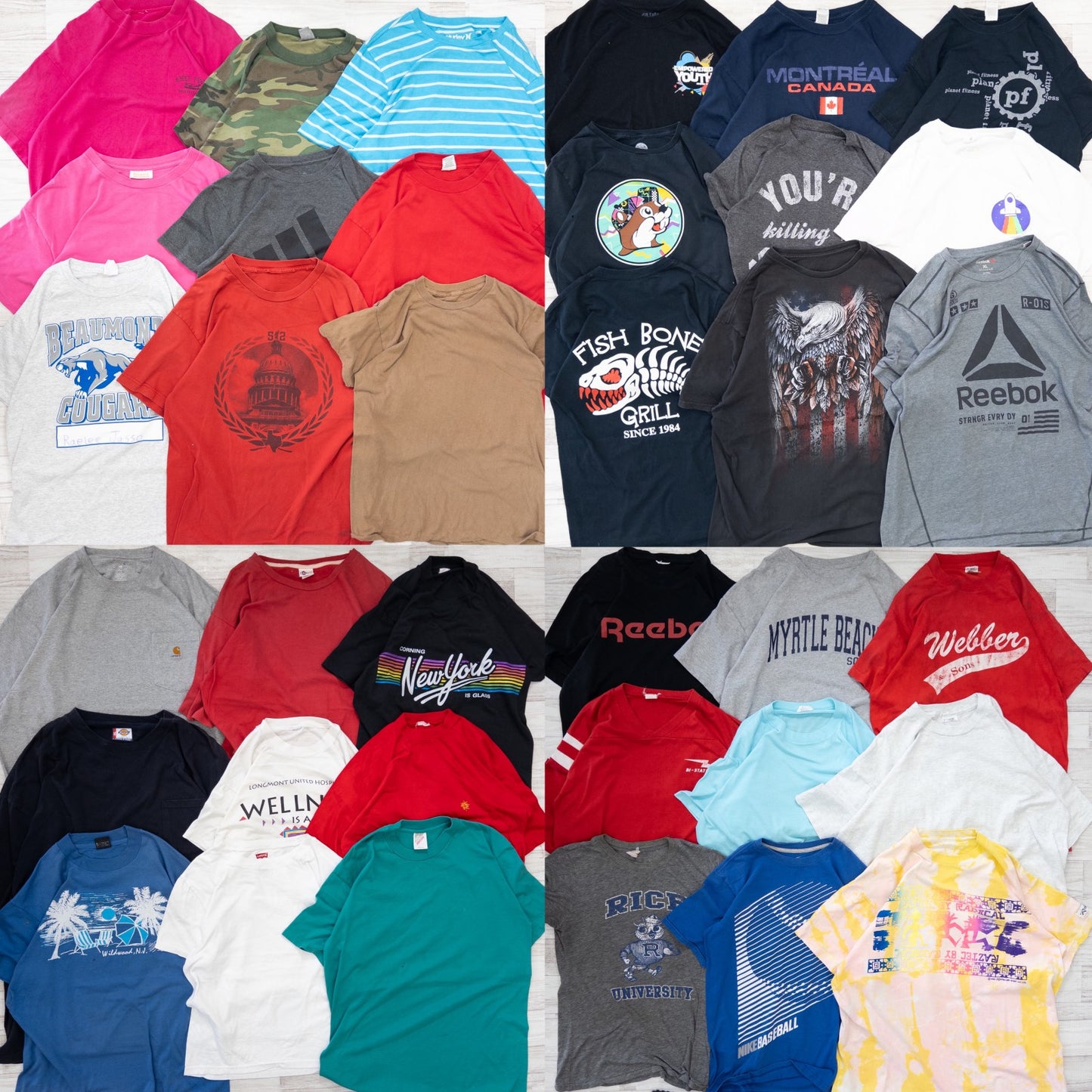 古着卸 現物まとめ売り 洗濯済み 特価 USA 半袖Tシャツ 36枚セット(S-XXXL)
