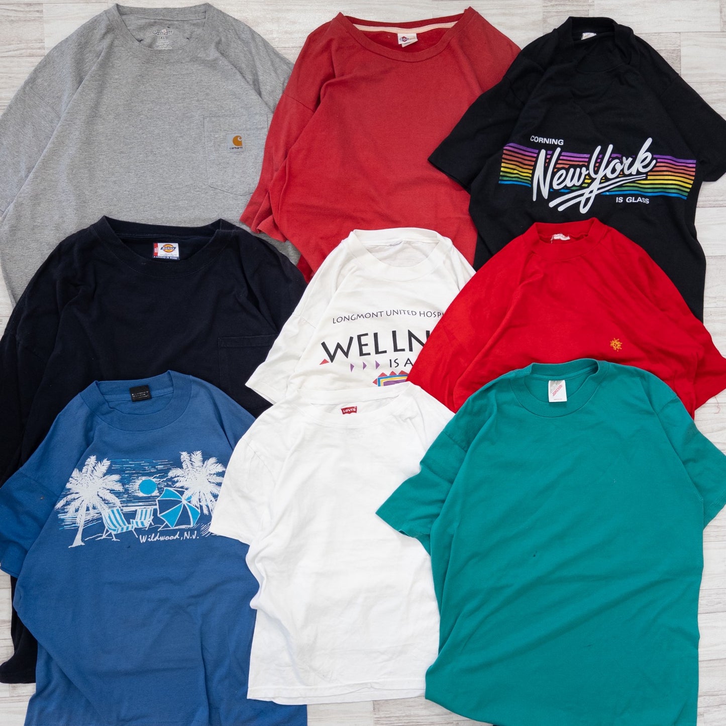 古着卸 現物まとめ売り 洗濯済み 特価 USA 半袖Tシャツ 36枚セット(S-XXXL)