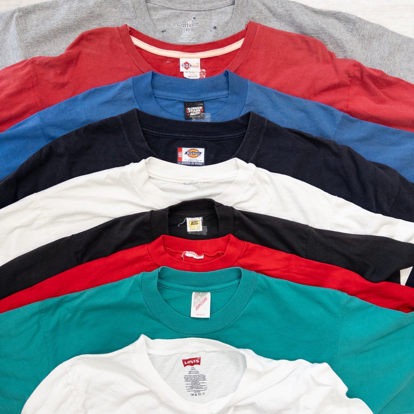 古着卸 現物まとめ売り 洗濯済み 特価 USA 半袖Tシャツ 36枚セット(S-XXXL)