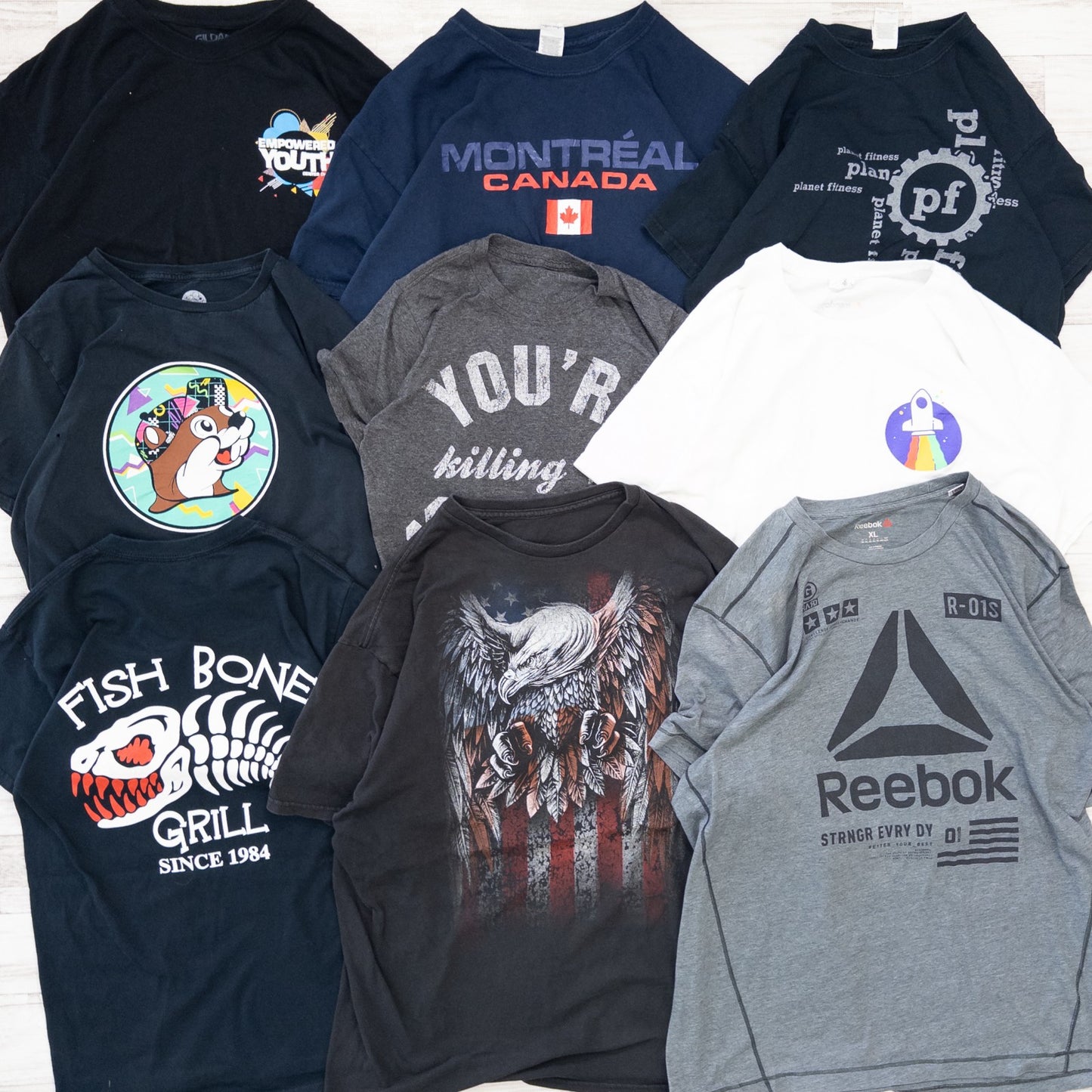 古着卸 現物まとめ売り 洗濯済み 特価 USA 半袖Tシャツ 36枚セット(S-XXXL)