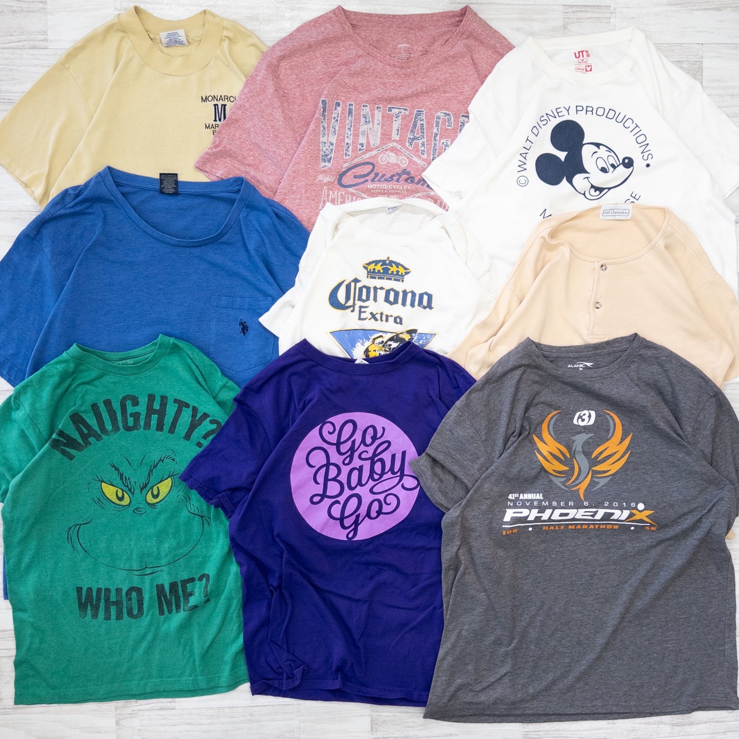 古着卸 現物まとめ売り 洗濯済み 特価 USA 半袖Tシャツ 36枚セット(S-XXL)