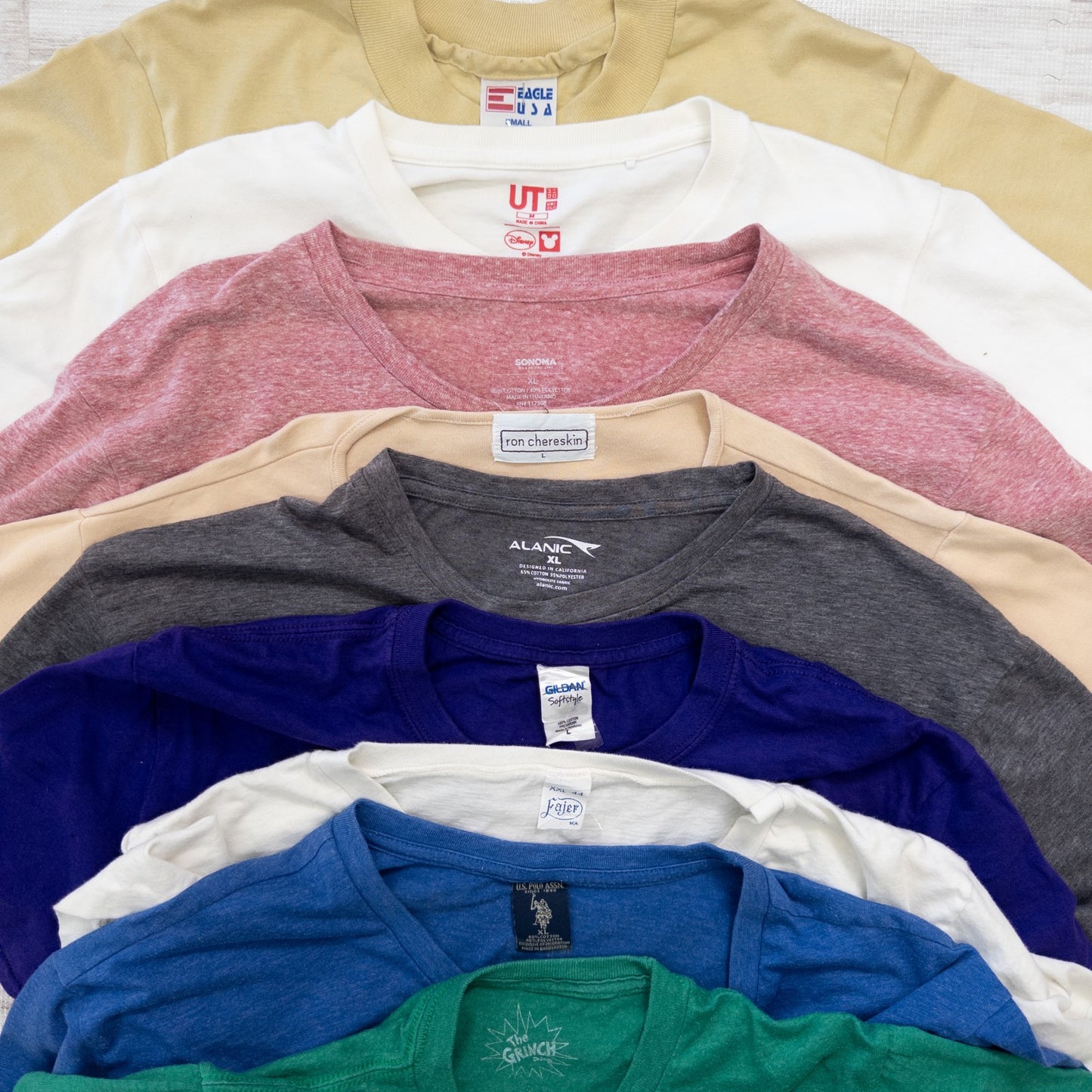 古着卸 現物まとめ売り 洗濯済み 特価 USA 半袖Tシャツ 36枚セット(S-XXL)