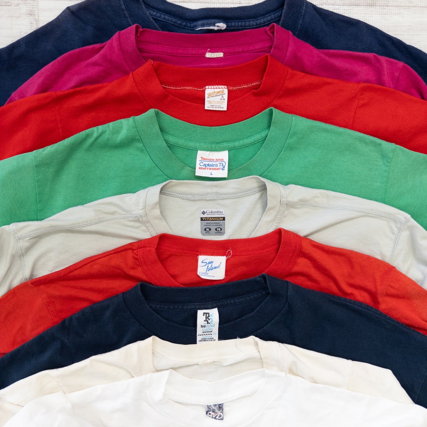 古着卸 現物まとめ売り 洗濯済み 特価 USA 半袖Tシャツ 36枚セット(S-XXL)